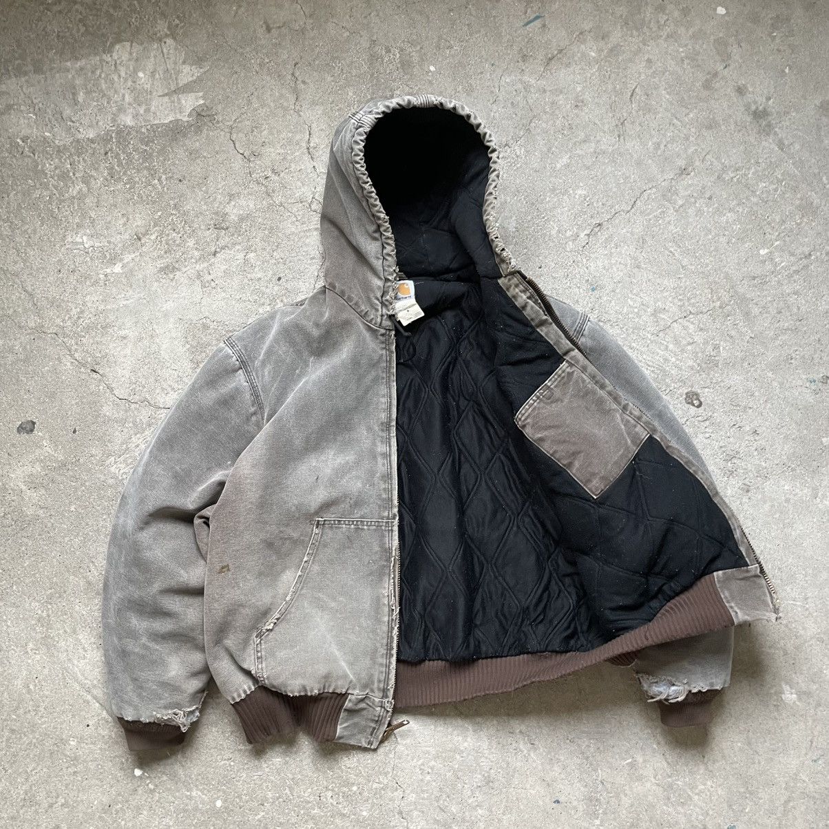 Carhartt × Vintage vintage 90s carhartt j130 cht duck active 