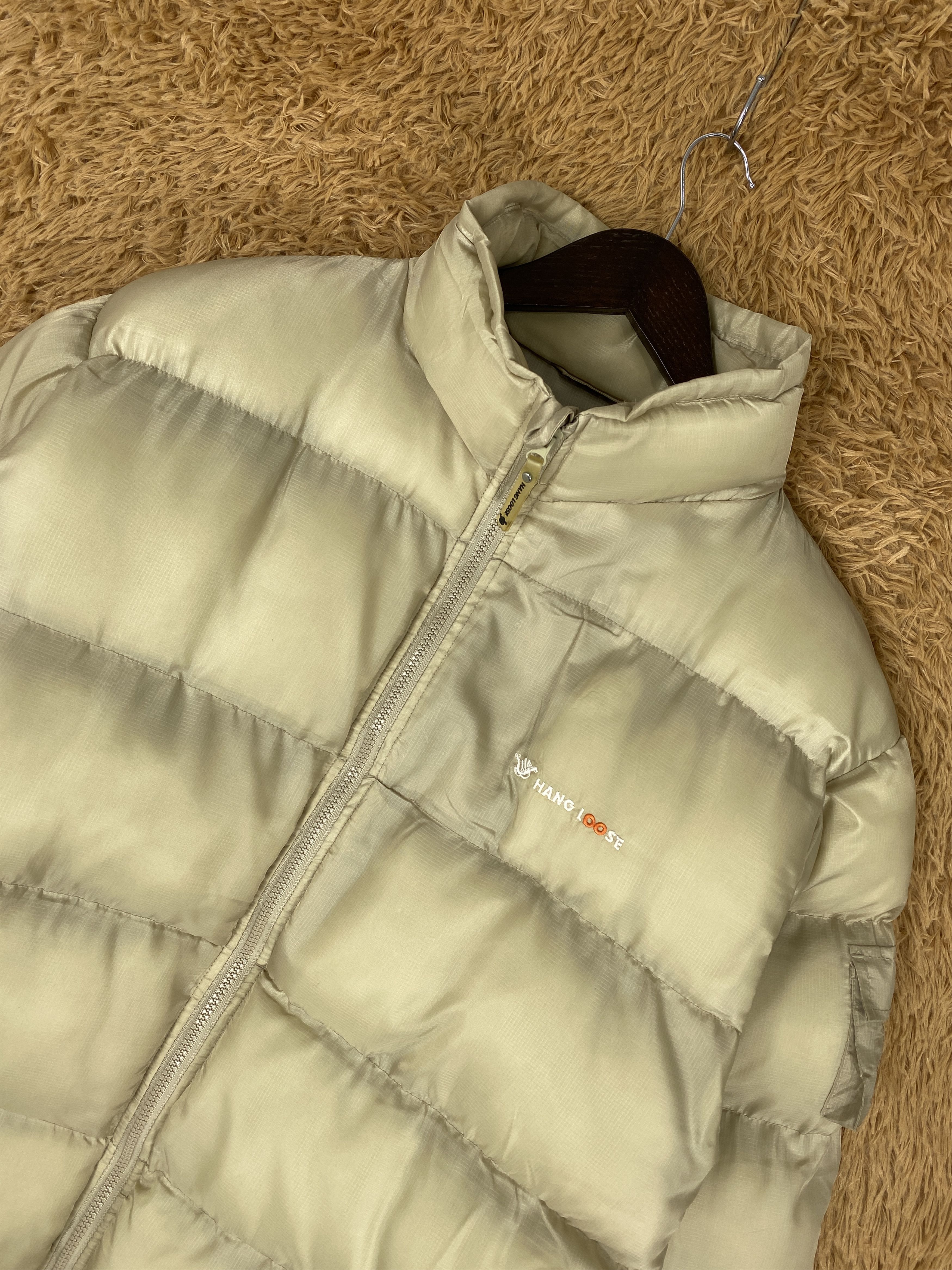 Japanese Brand Vintage Hang Loose Puffer Fleece Lining Jacket J2213 Size US M / EU 48-50 / 2 - 2 Thumbnail