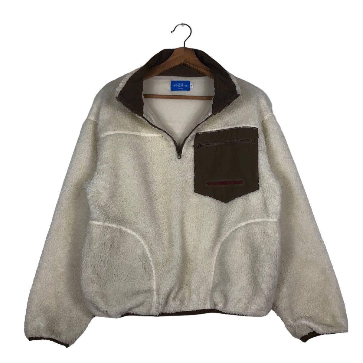 Cartoon Network 🔥Vintage Fleece Jacket Tokyo Disney Resort Big Logo Size US M / EU 48-50 / 2 - 11 Thumbnail
