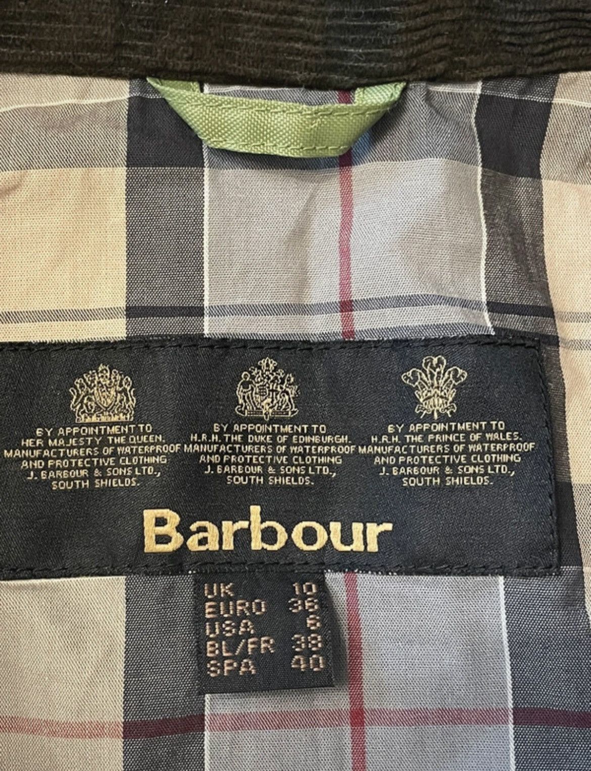 Barbour Barbour International Vintage Ladies Jacket Size S / US 4 / IT 40 - 11 Thumbnail