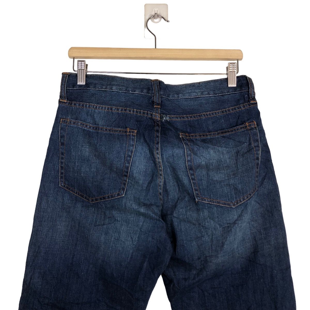 Issey Miyake 🔥GLOBAL WORK BY ISSEY MIYAKE JEANS DENIM SKINNY FIT Size US 28 / EU 44 - 8 Thumbnail
