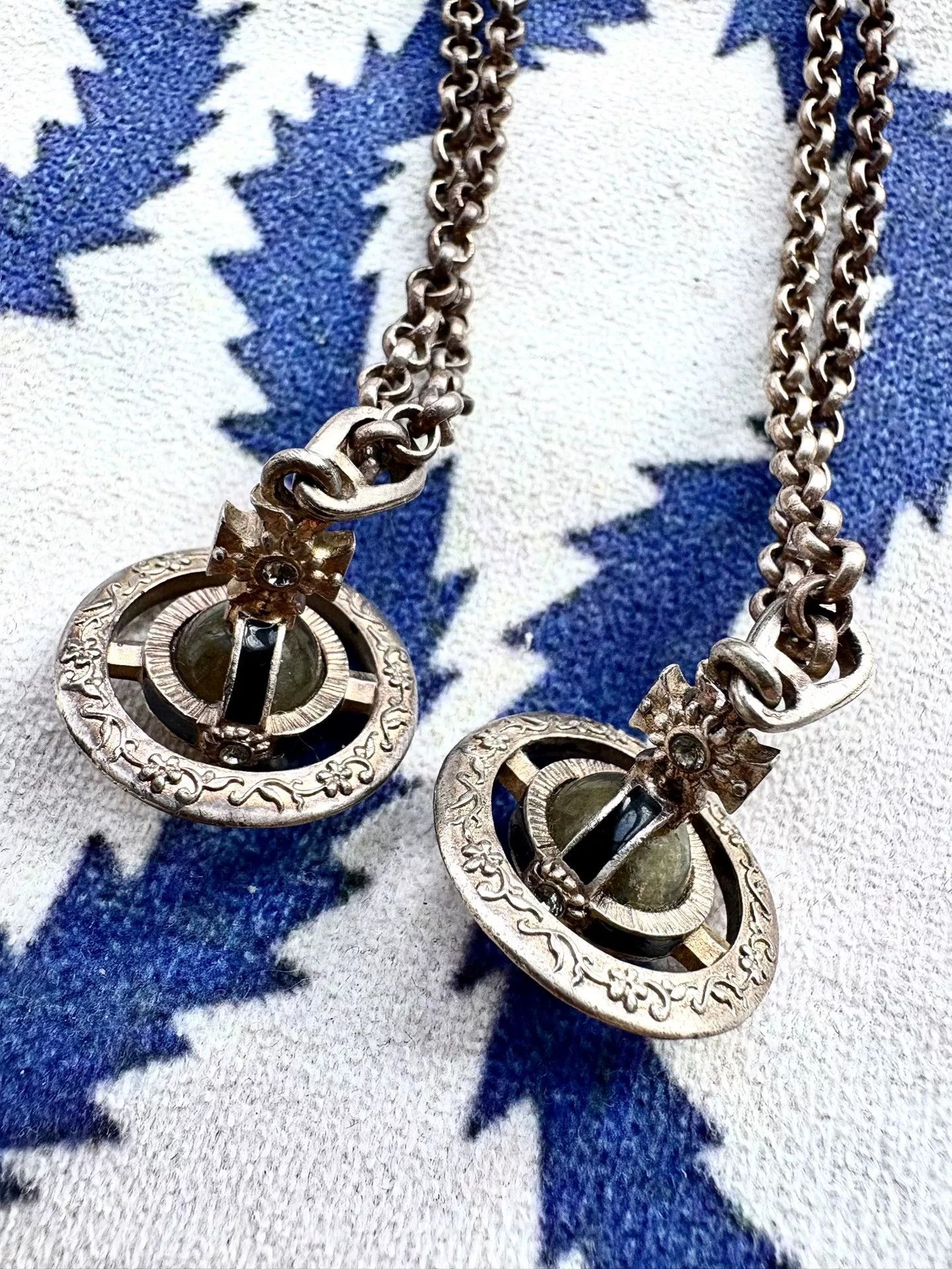 Vivienne Westwood vivienne westwood orb pendant necklace grey-brown Size ONE SIZE - 1 Thumbnail