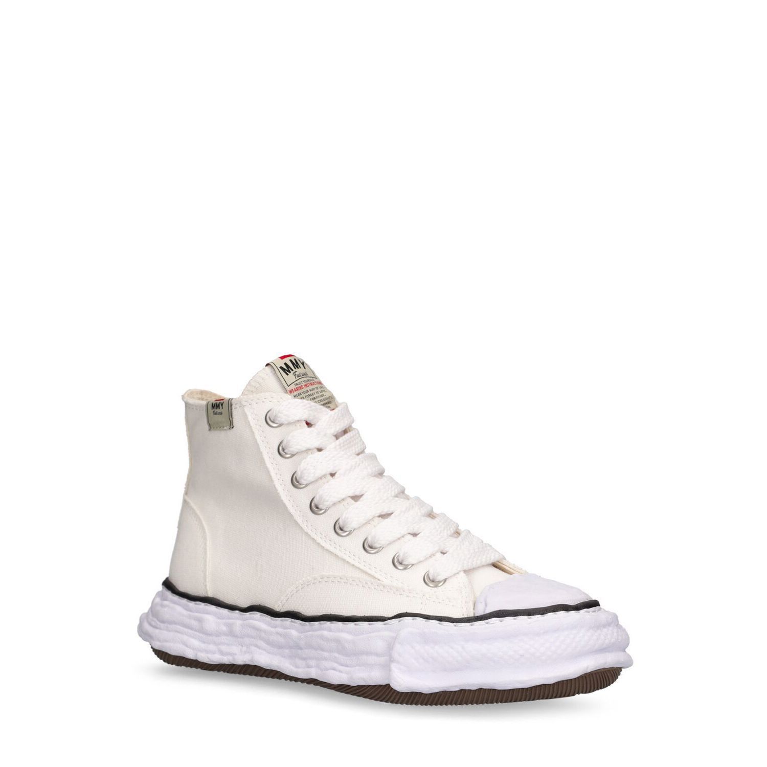 MIHARAYASUHIRO Peterson23 Women's White Canvas High Top Snea
