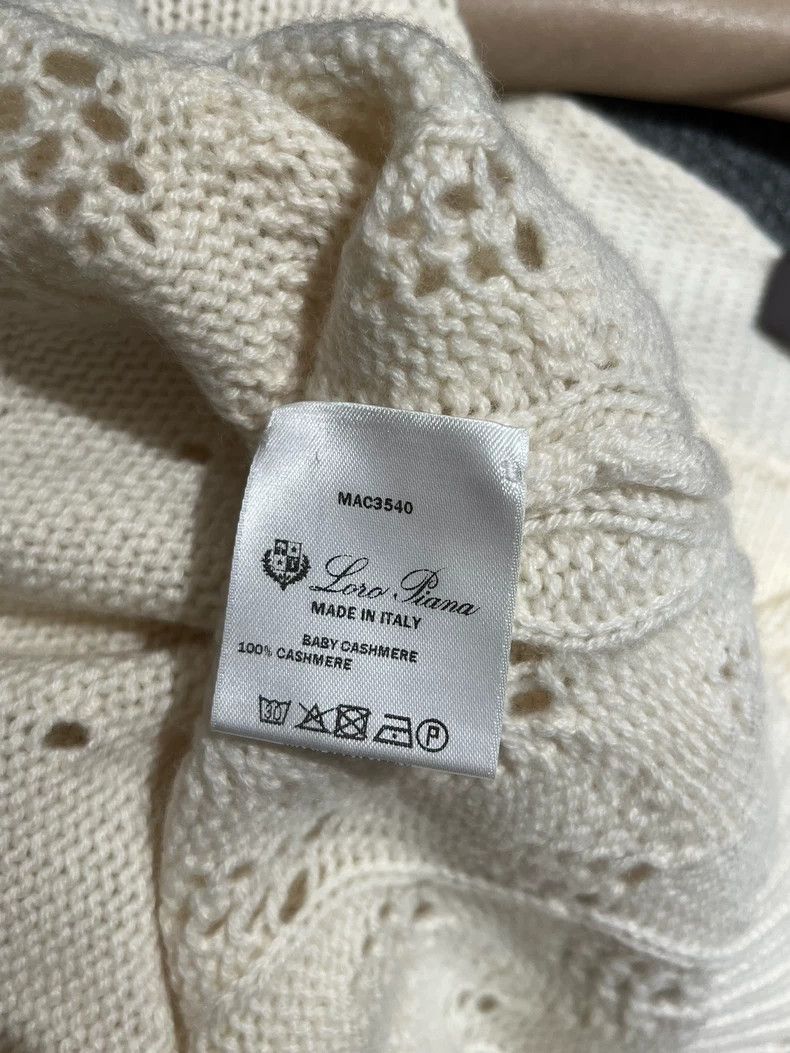 Loro Piana LORO PIANA Chicken yellow cashmere sweater Size XS / US 0-2 / IT 36-38 - 6 Thumbnail