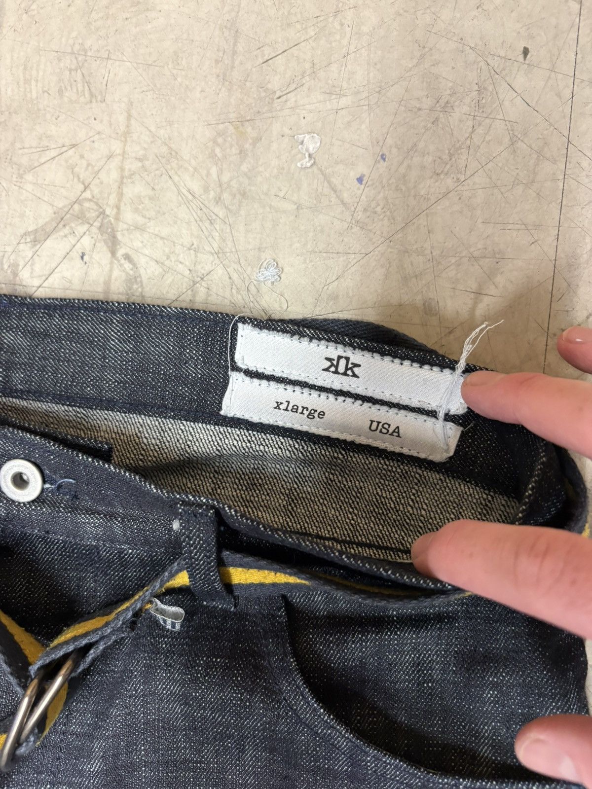 K-Two Studios 14oz K-Two slub indigo denim Size US 34 / EU 50 - 4 Thumbnail