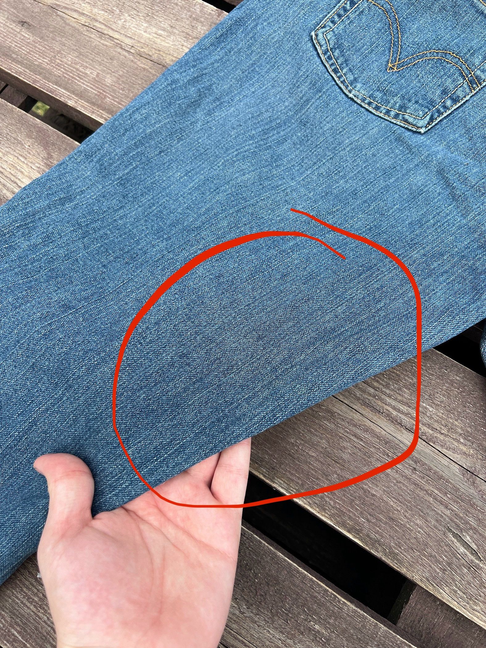 Levi's Levis 515 Vintage Flared Bootcut Denim Jeans Size 34" / US 12 / IT 48 - 10 Thumbnail