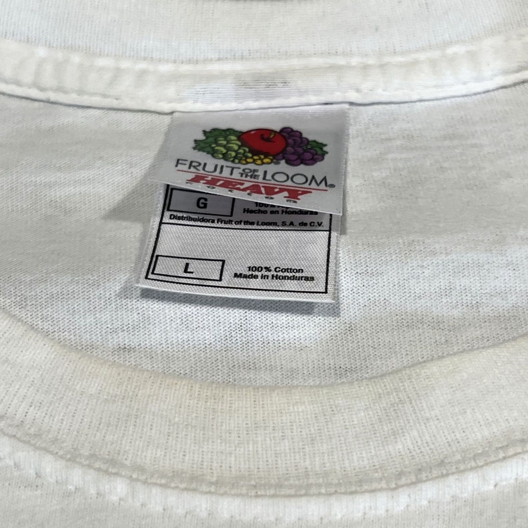 Fruit Of The Loom VINTAGE Venice Beach California T Shirt L White Rastafarian Bicycles Cotton Graphic Tee 1990s Mens Size US L / EU 52-54 / 3 - 6 Thumbnail