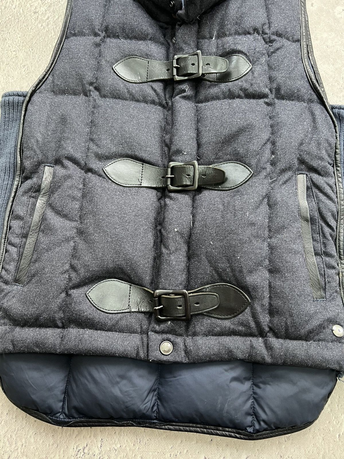 Japanese Brand × Maison MIHARA YASUHIRO A MIHARAYASUHIRO PUFFER KNITTED VEST JACKETS Size US S / EU 44-46 / 1 - 3 Thumbnail