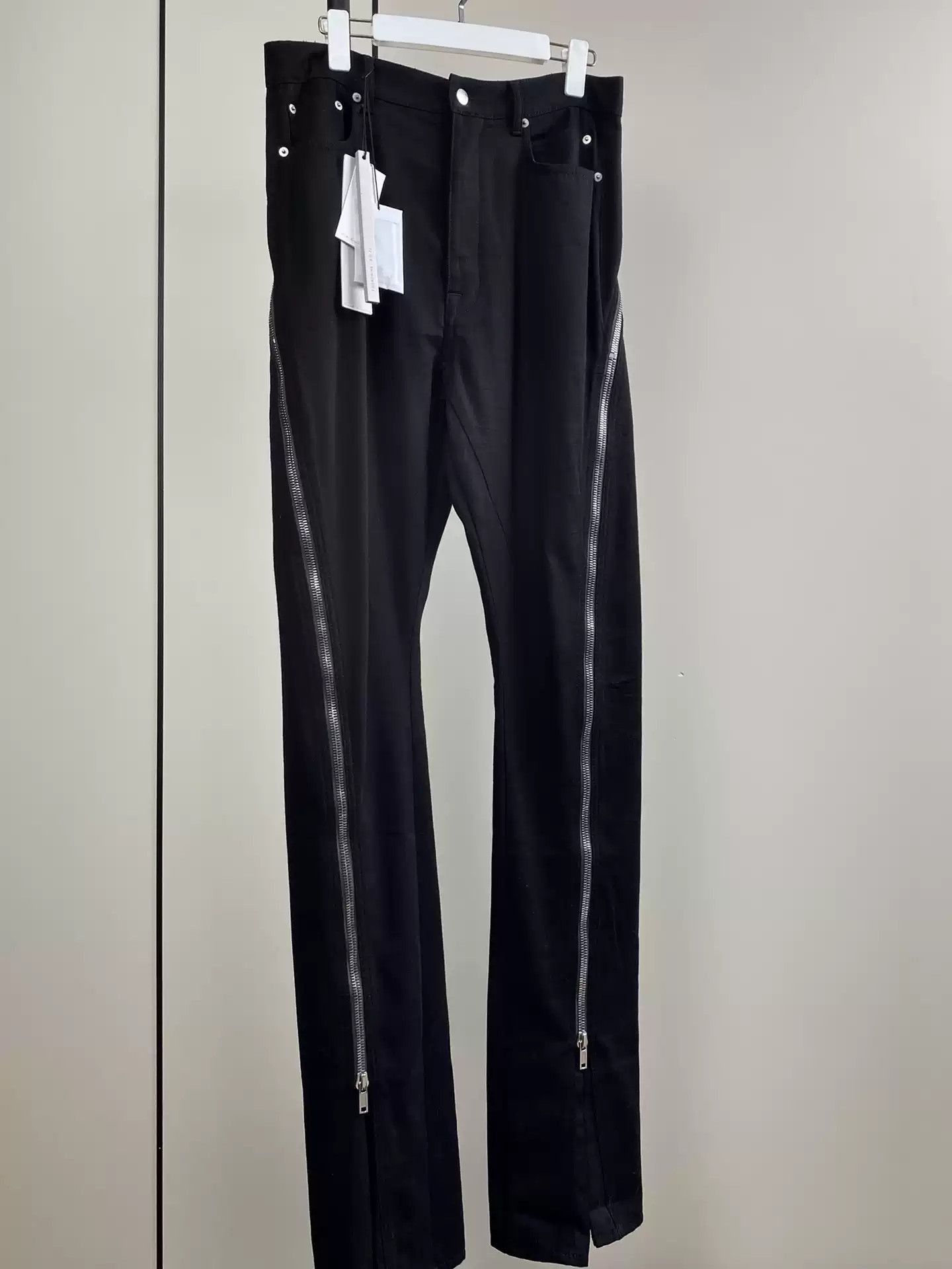 Rick Owens Rick Owens ro wonderful black banana jeans-2505 Size US 30 / EU 46 - 2 Thumbnail