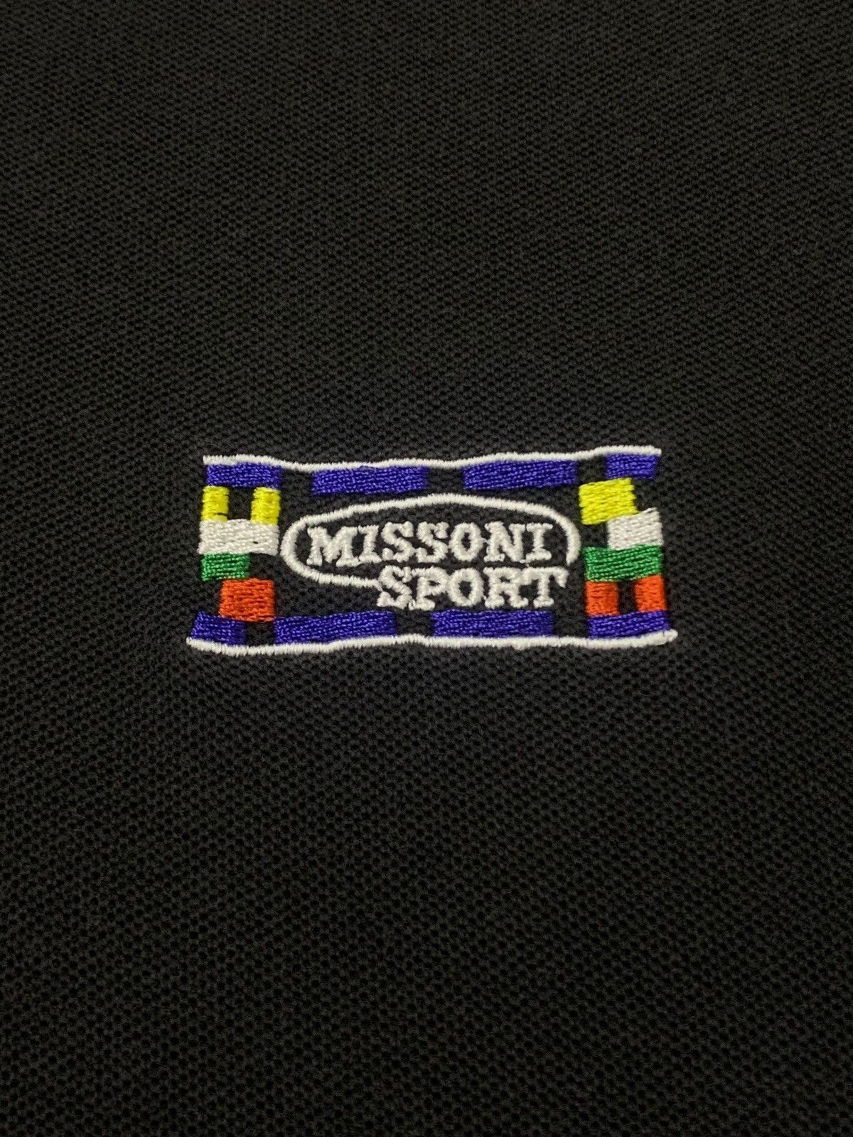 Missoni Faded Missoni Sport Embroidery Logo Polo Tee Size US L / EU 52-54 / 3 - 4 Thumbnail