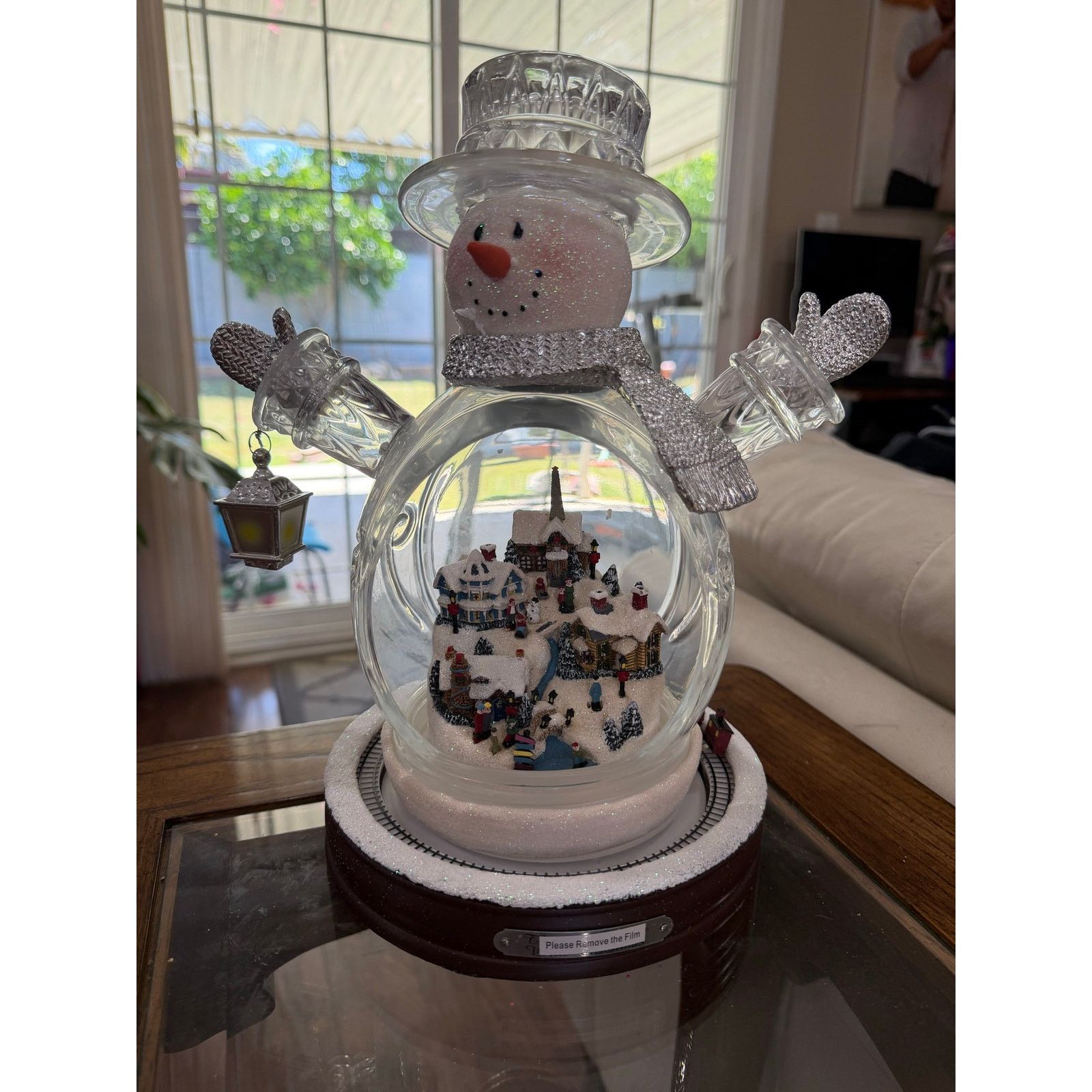 Other Bradford Thomas Kinkade Crystal Snowman with Light Size ONE SIZE - 1 Thumbnail