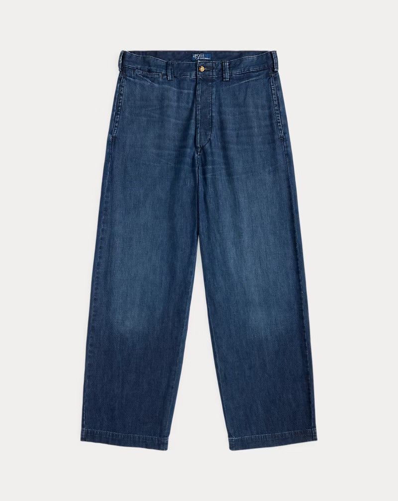 Polo Ralph Lauren Ralph Lauren Polo Stretch Straight Fit Navy Blue Chino Pant Size US 34 / EU 50 - 1 Thumbnail