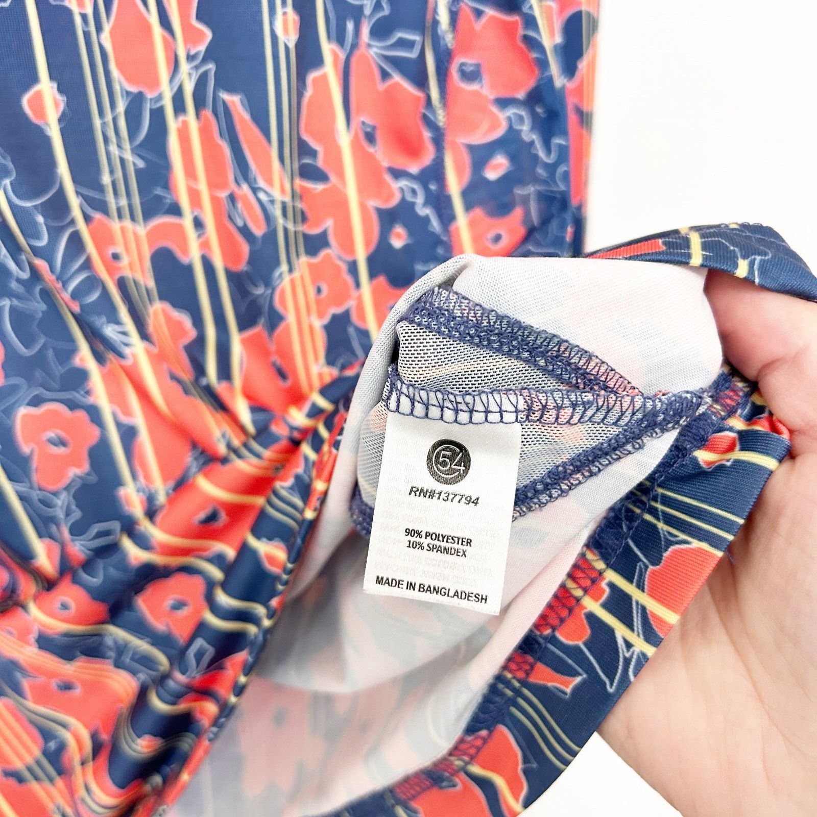 Other CHASE 54 SPF Blue Orange Long Sleeve Half Zip Top Sz L Size L / US 10 / IT 46 - 2 Thumbnail