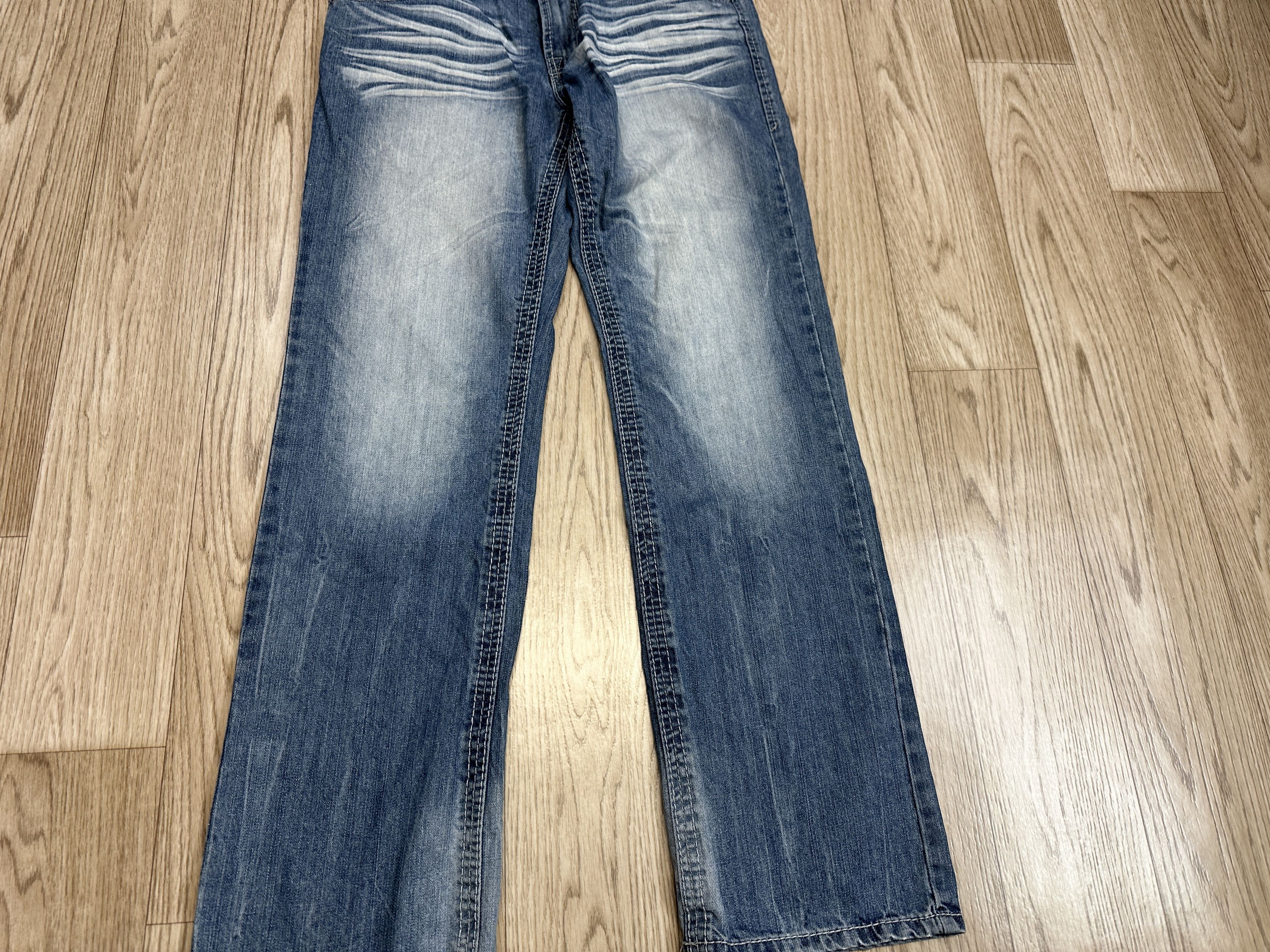 Affliction Y2K Style T.k. Axel Relaxed Straight Baggy Men's Jeans 30x32 Size US 30 / EU 46 - 7 Thumbnail