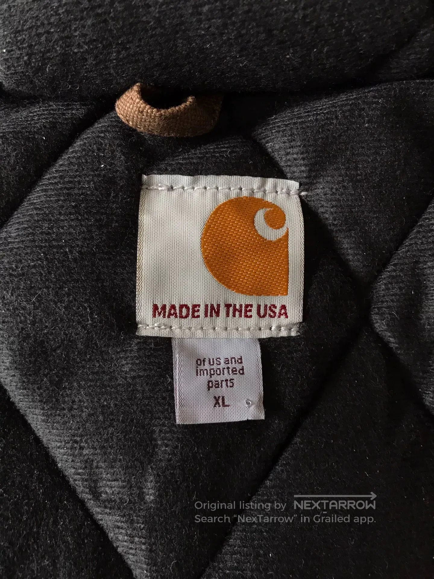 Carhartt Carhartt J140 Hooded Canvas Jacket. Size US XL / EU 56 / 4 - 7 Thumbnail