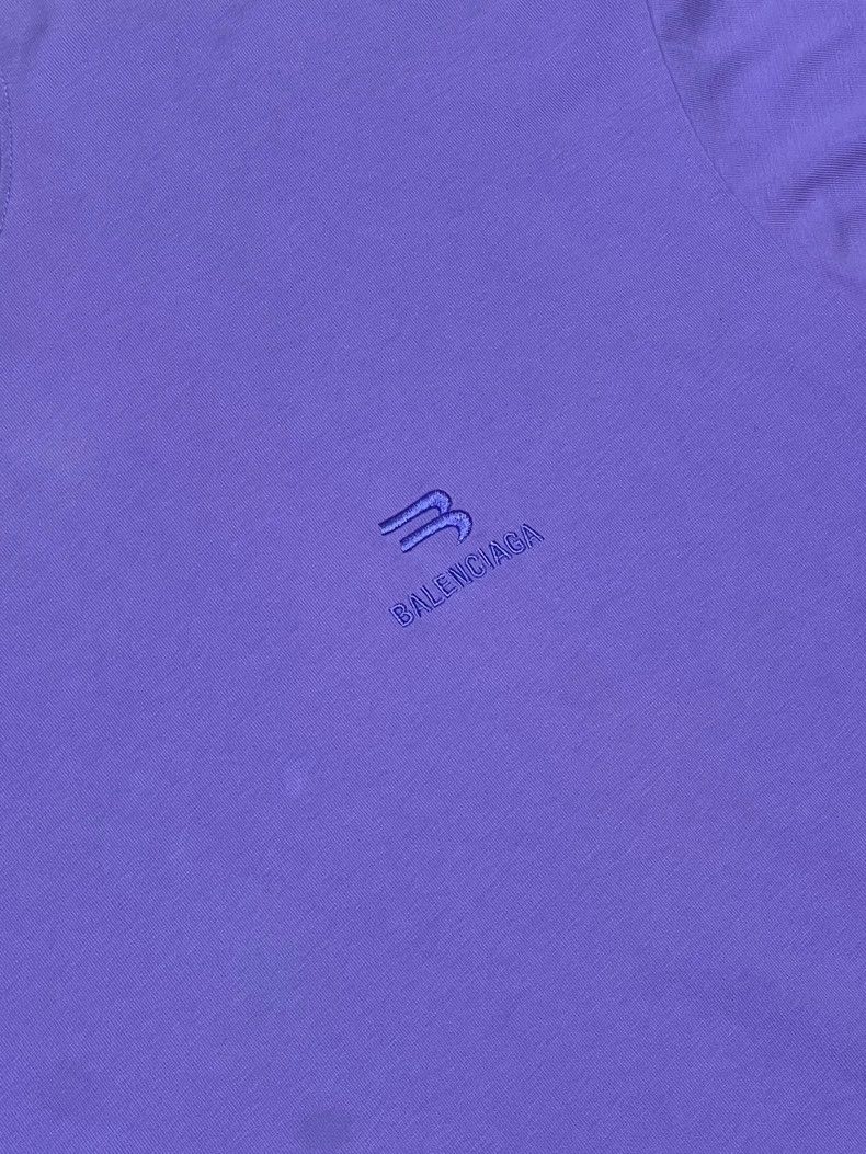 Balenciaga Emblem Short Sleeve, Lavender M