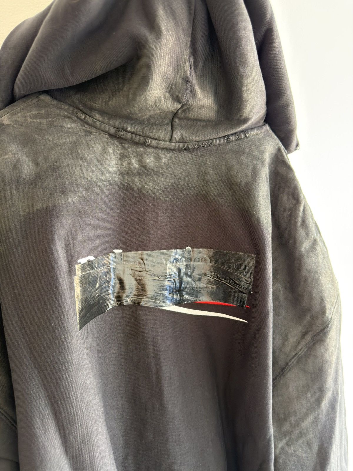 Balenciaga BALENCIAGA DEMNA GAFFER HOODIE ZIP UP MUD SHOW BLACK Size US M / EU 48-50 / 2 - 14 Thumbnail