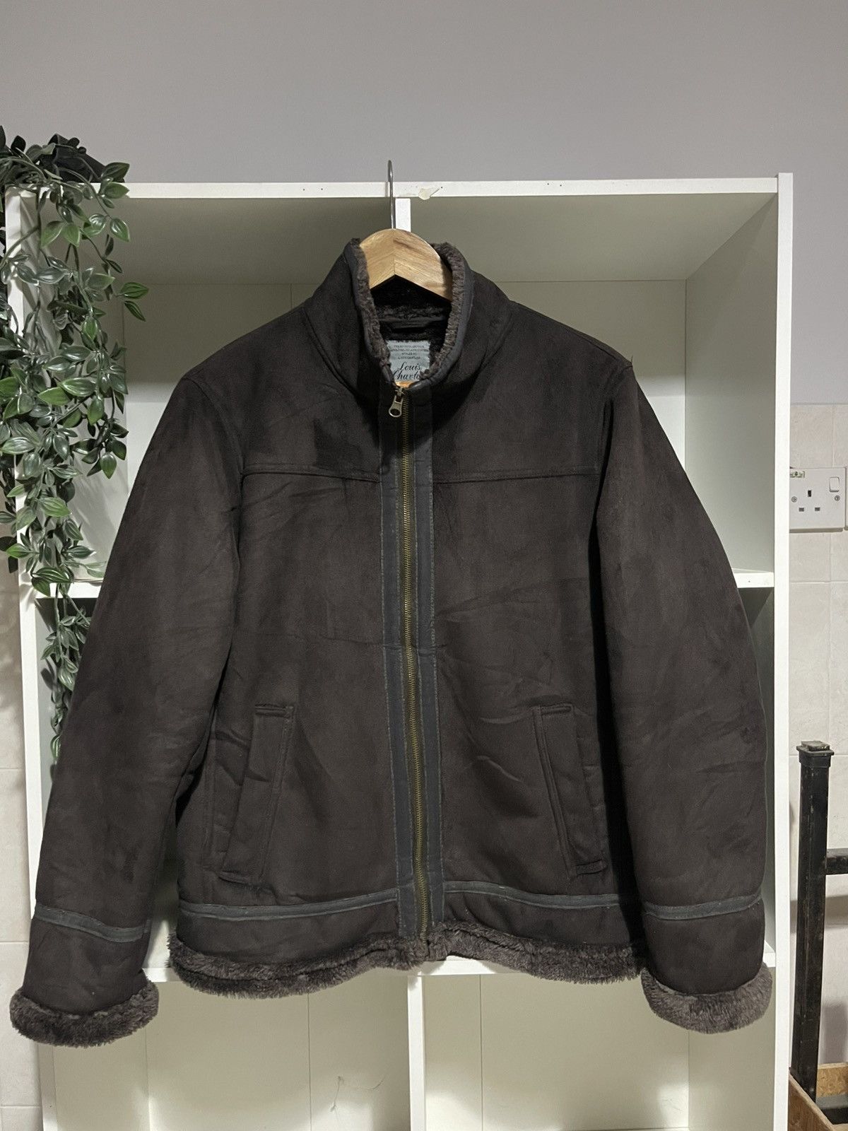 Japanese Brand Louis Chavlon Suede Faux Fur Jacket Size US M / EU 48-50 / 2 - 1 Thumbnail