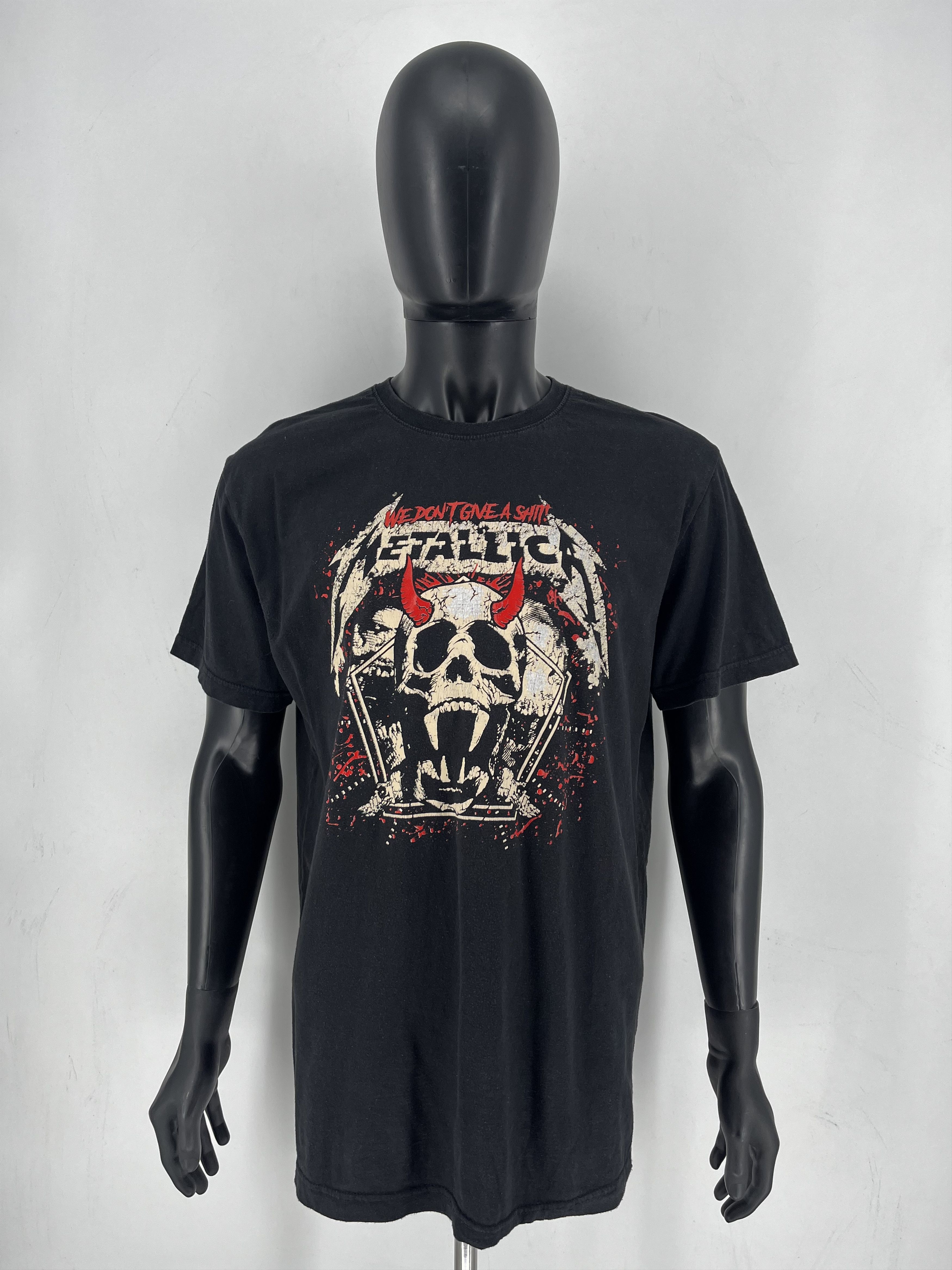 Band Tees Vintage 90s Y2K Metallica Horror Faded Band Rock Streetwear Size US L / EU 52-54 / 3 - 2 Thumbnail