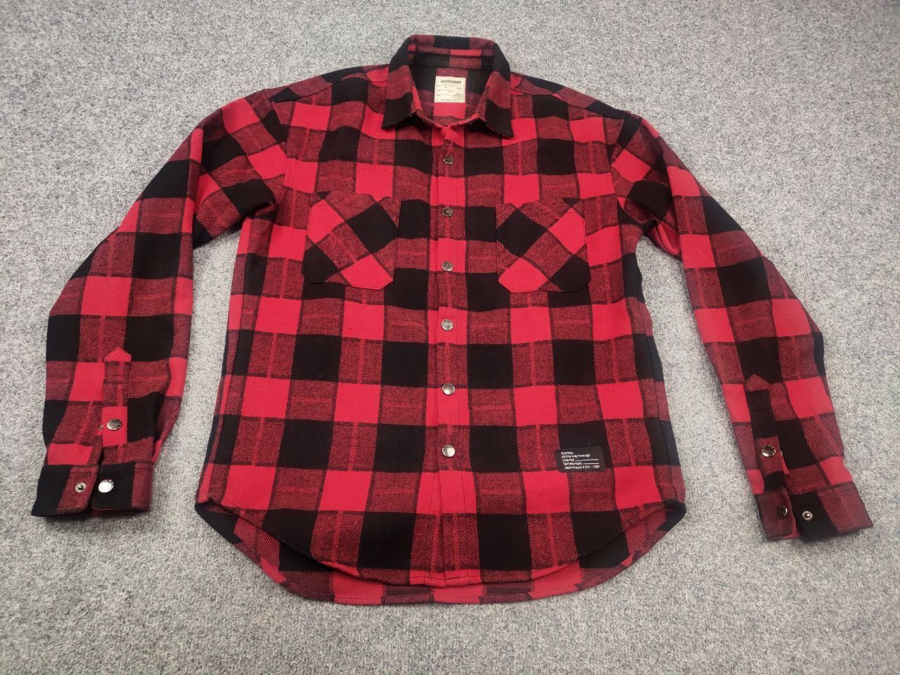 Japanese Brand Jasonwood Vintage Japan Brand Wool Long sleeve Flannel Shirt Size US S / EU 44-46 / 1 - 3 Thumbnail