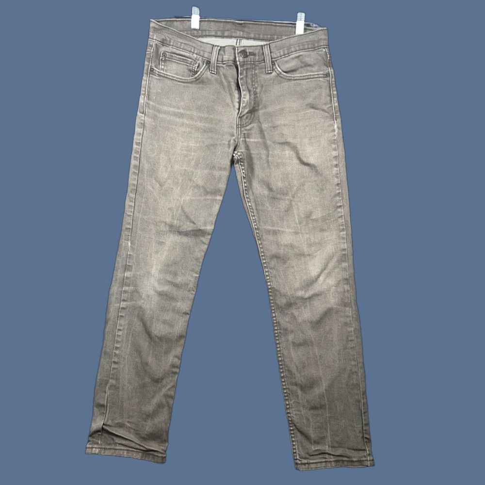 Levi's Levi's 511 Jeans Mens 32x30 Gray Cotton Stretch Denim Straight Regular Casual Pants Size US 32 / EU 48 - 1 Thumbnail