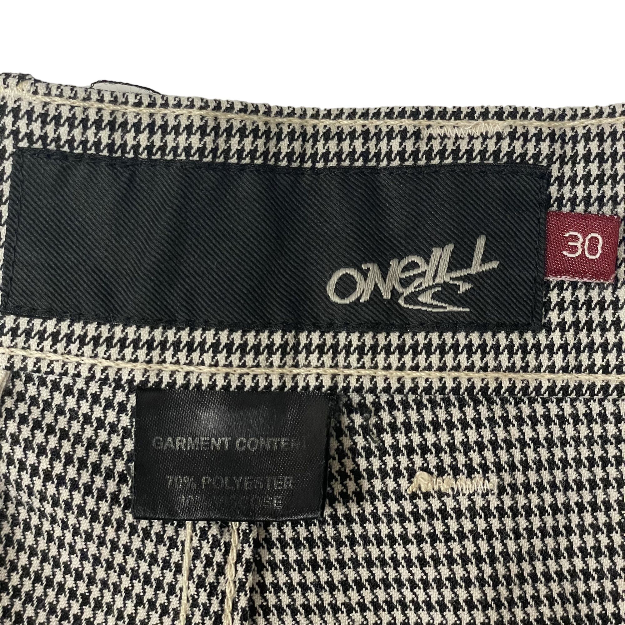 O'Neill Vtg Y2K Oneill Black White HOUNDSTOOTH Cotton Rayon Shorts Size US 30 / EU 46 - 5 Thumbnail