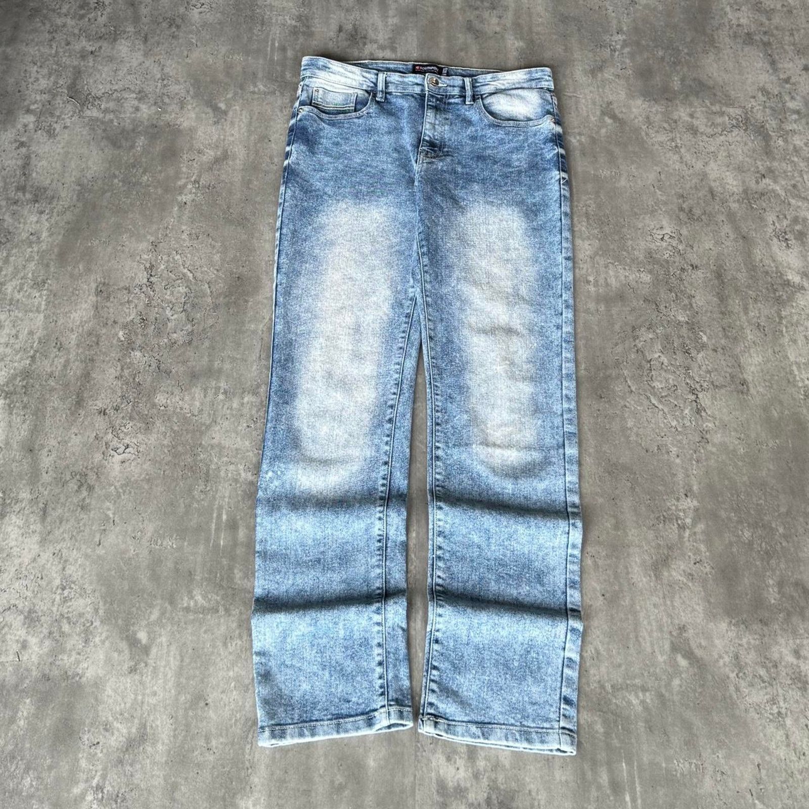 Japanese Brand × Southpole × Vintage Vintage Y2K Southpole Embroidered Grunge Opium Denim Jeans Size US 34 / EU 50 - 1 Thumbnail
