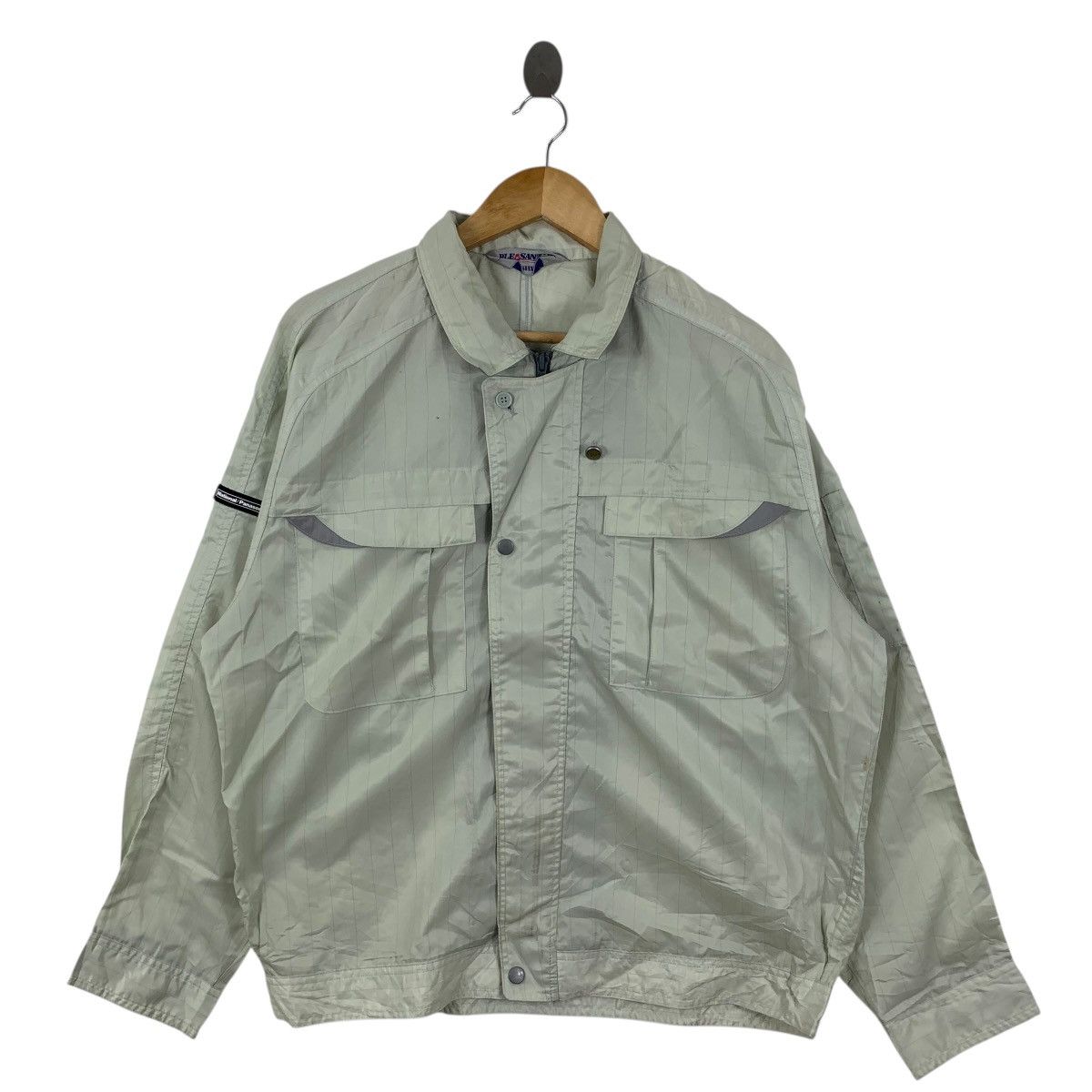 Vintage Vintage NATIONAL PANASONIC JAPAN Engineer Uniform Jacket Size US XXL / EU 58 / 5 - 4 Thumbnail