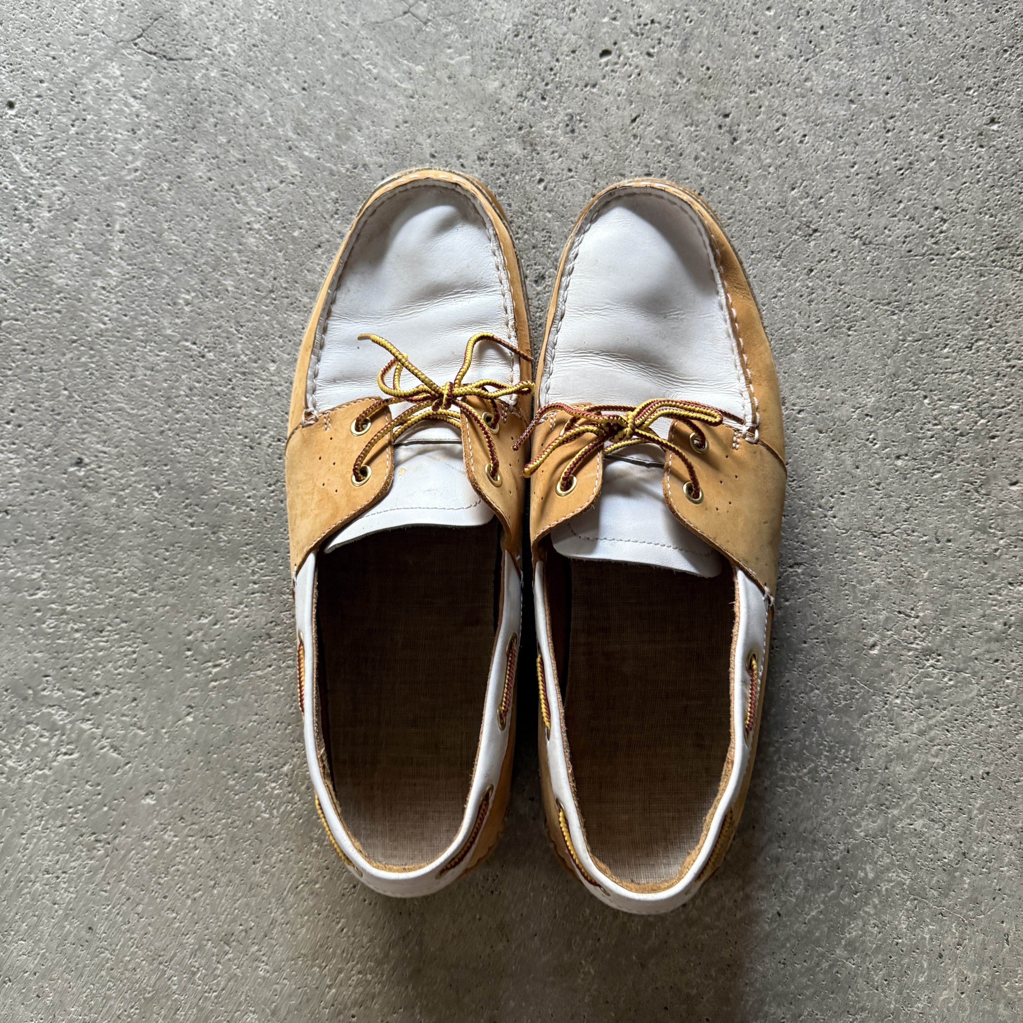 Timberland vintage y2k beige suede leather timberland boat shoes Size US 12 / EU 45 - 6 Thumbnail