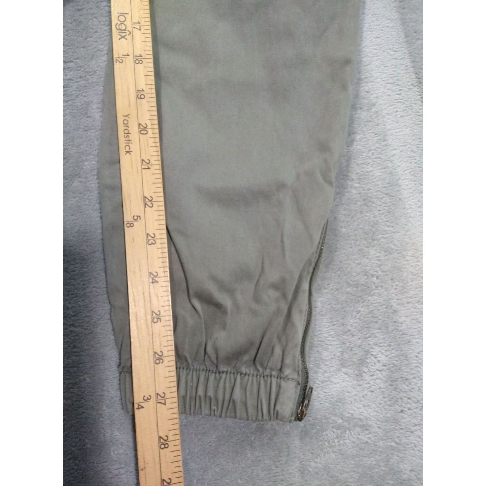 American Eagle Outfitters American Eagle Outfitters Pants Womens 14 Green Super Stretch Joggers Casual Outdoor Regular Slim Tapered Rise High 27.5 In Inseam 27.5 in Boys? Size 36" / US 14 / IT 50 - 5 Thumbnail