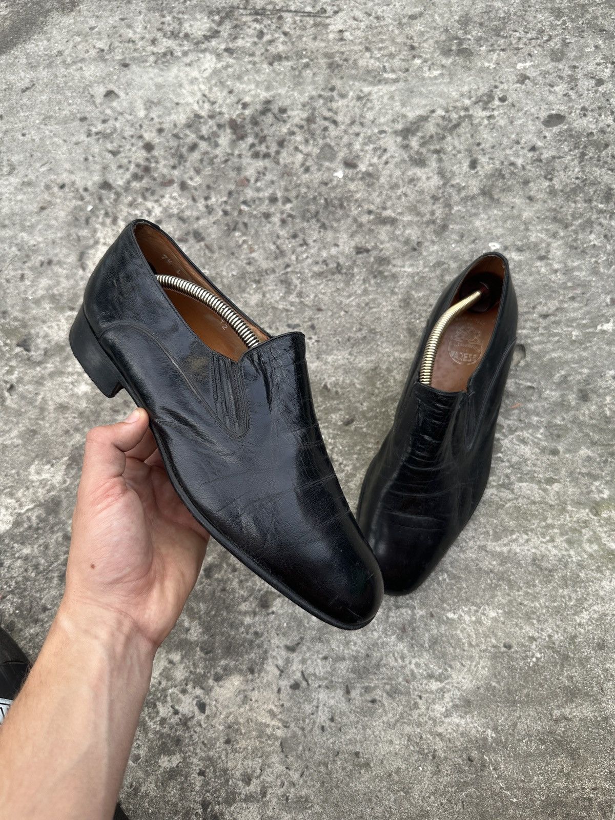 Designer Vintage Verese Italian Casual Leather Shoes Luxury 7,5 Rare Size US 7.5 / EU 40-41 - 1 Thumbnail