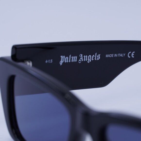 Palm Angels Palm Angels PERI002 PALM 1045 Sunglasses Black Rectangle Size ONE SIZE - 4 Thumbnail