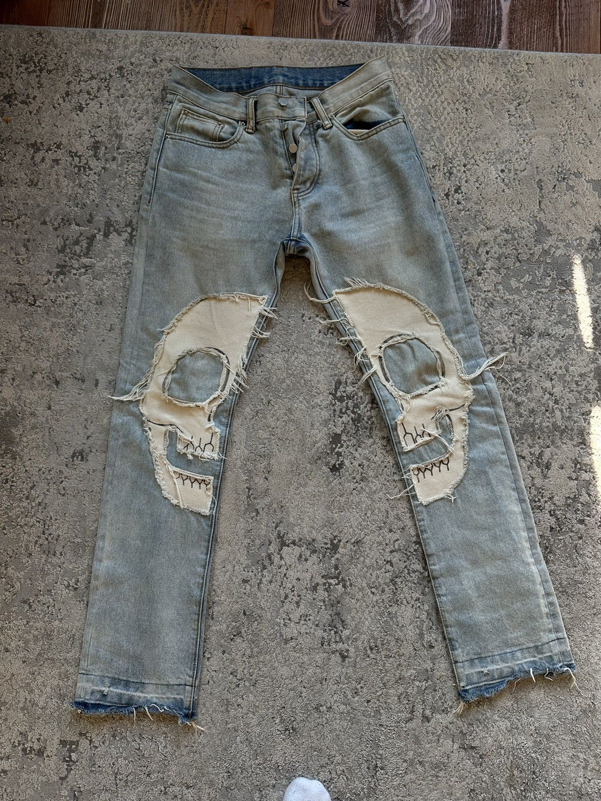 MNML MNML D-Fit Skeleton Denim | Grailed MNML MNML D-Fit Skeleton Denim | Grailed