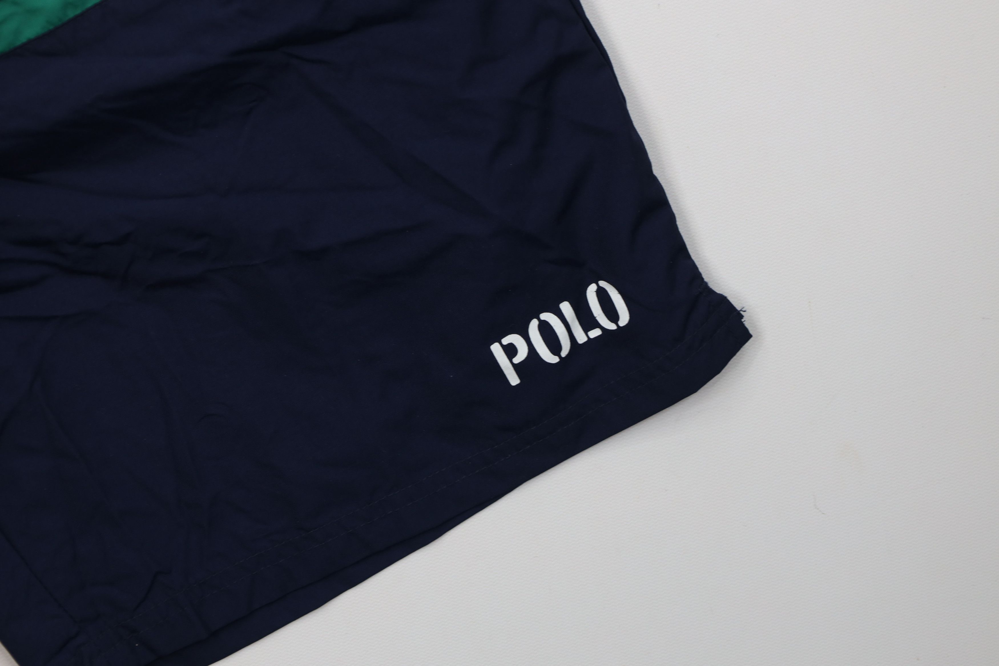 Polo Ralph Lauren Vintage 90s Ralph Lauren Stencil Stamp Lined Shorts Trunks Size US 30 / EU 46 - 5 Thumbnail
