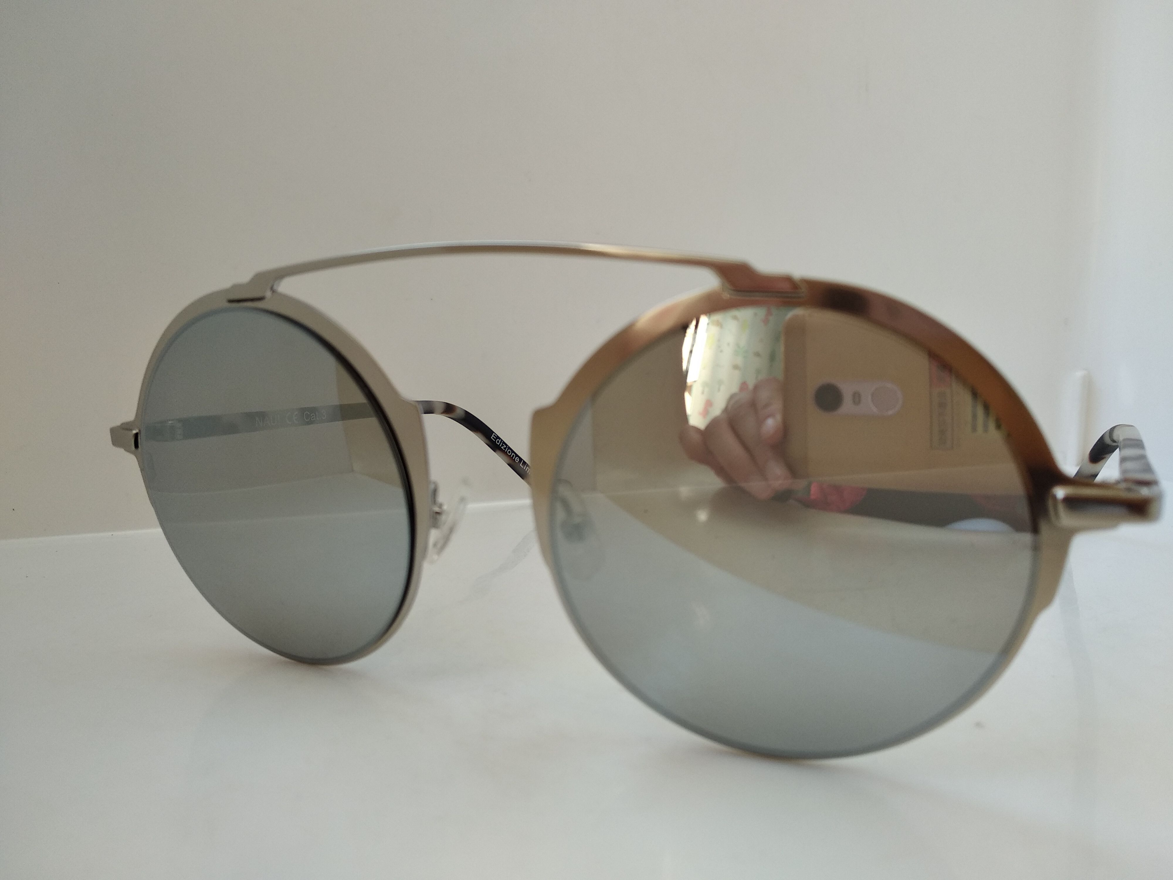 Other NAU！ Silver Round Sunglasses Frame BUDDY HOLLY Size ONE SIZE - 3 Thumbnail