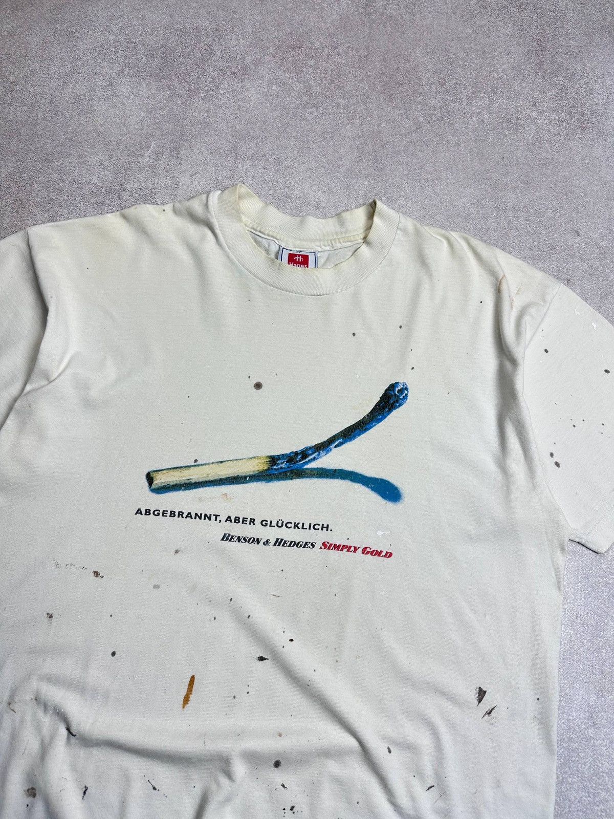 Vintage Vintage Match White Boxy T-shirt XL Size US XL / EU 56 / 4 - 3 Thumbnail