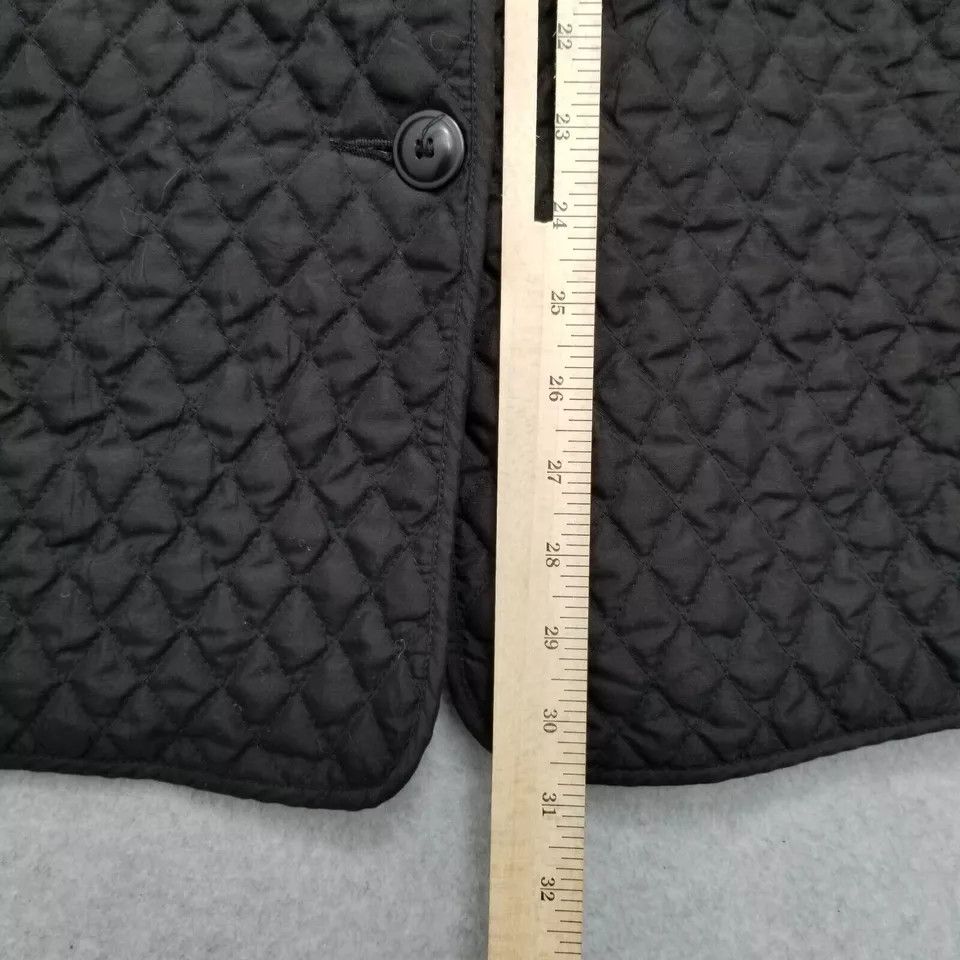 Other Marvin Richards Jacket Womens Large Black Quilted Pockets Size L / US 10 / IT 46 - 7 Thumbnail