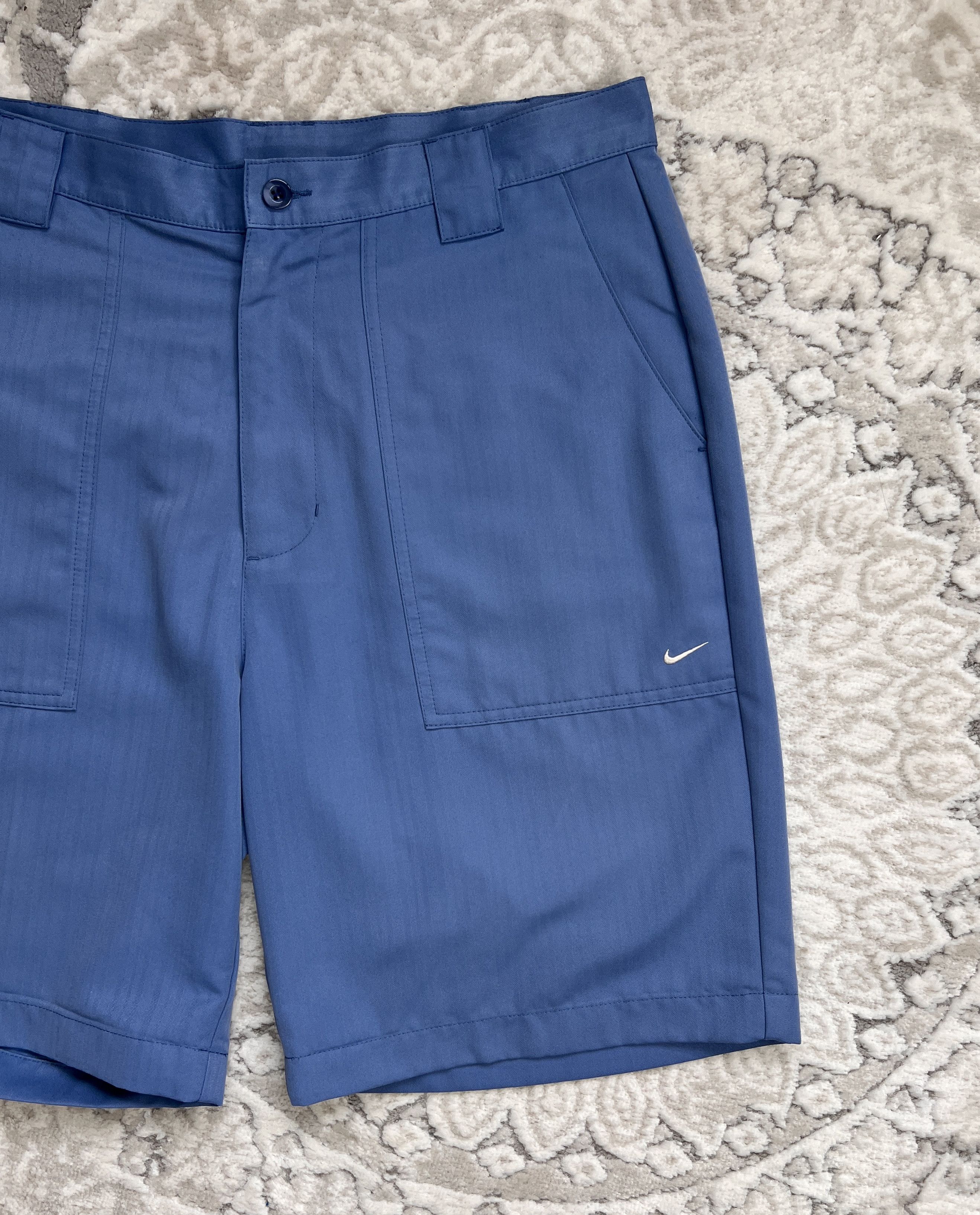 Nike Nike Golf Shorts Blue M(34) Casual Sportswear Size US 34 / EU 50 - 8 Thumbnail