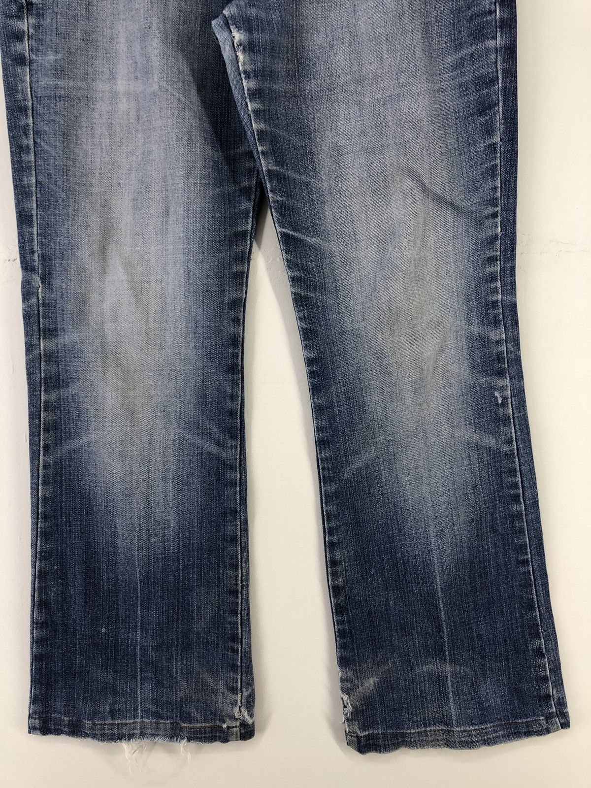 Japanese Brand × Quiksilver Roxy Jean Distressed Faded Blue Jeans Size 31" - 9 Thumbnail