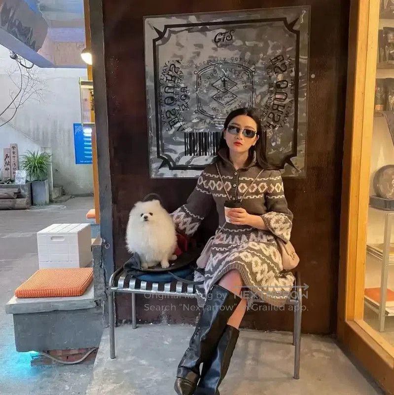 Chanel Chanel Gray Winter Dress for Women . Size S / US 4 / IT 40 - 9 Thumbnail