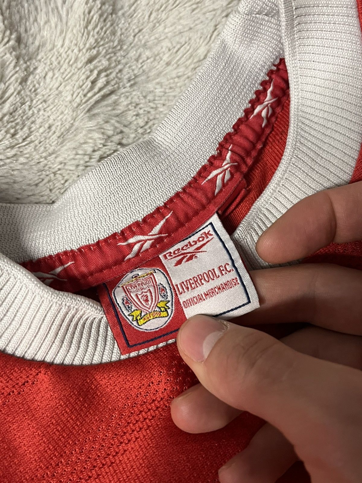 Reebok × Vintage 1998-2000 England Liverpool Home Shirt Size US L / EU 52-54 / 3 - 5 Thumbnail