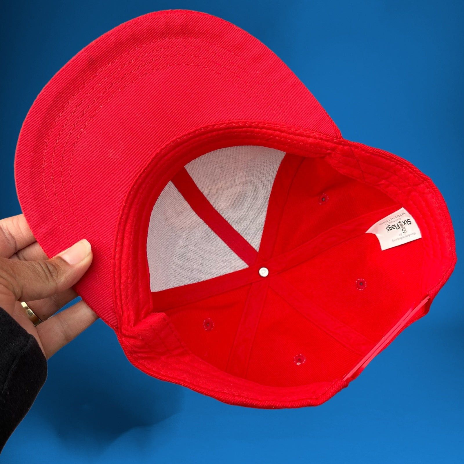 Other Six Flags Park Exclusive Wonder Woman Snapback Hat Size ONE SIZE - 6 Thumbnail