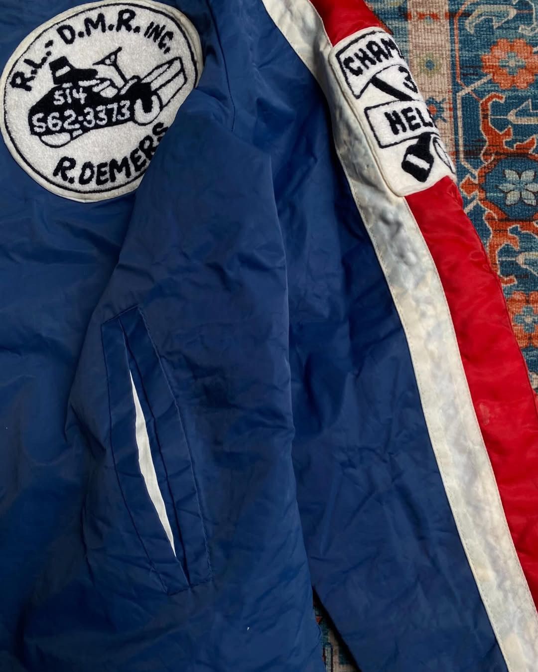 Vintage Vtg 80s Jean Leon RL Speedway Racing Jacket Size US L / EU 52-54 / 3 - 2 Thumbnail