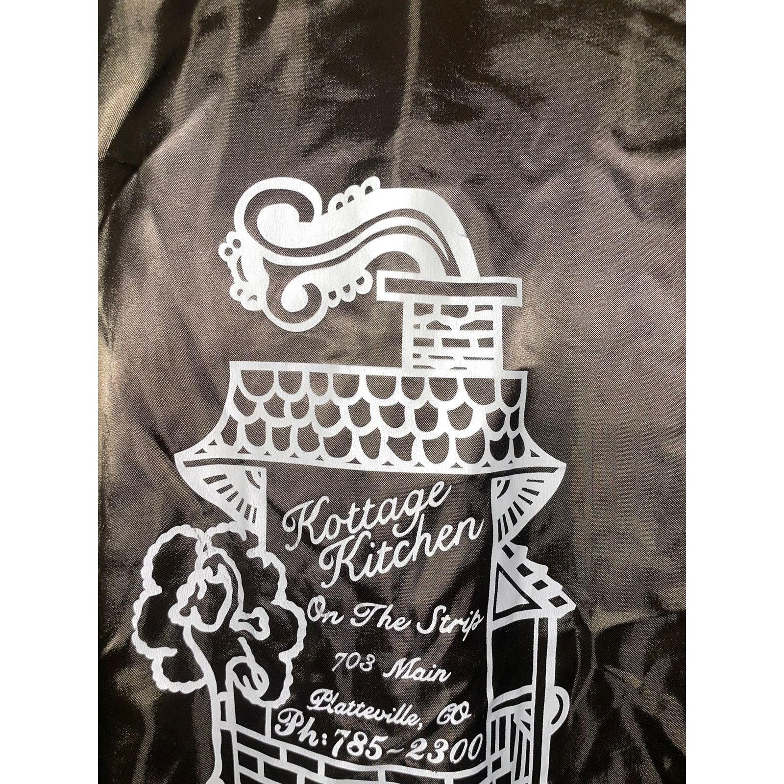 Vintage Vintage Brown Nylon Bomber Jacket Kottage Kitchen VTG 80s L Size US L / EU 52-54 / 3 - 8 Thumbnail