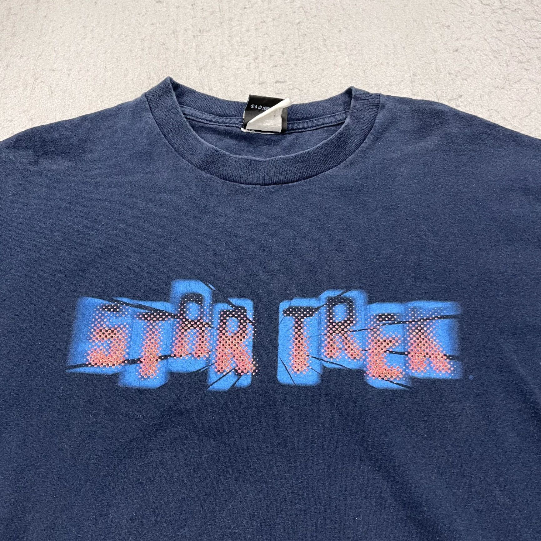Vintage VINTAGE Star Trek Shirt Mens L Navy Blue 90s TV Movies Spock Tee Photos Added Size US L / EU 52-54 / 3 - 2 Thumbnail
