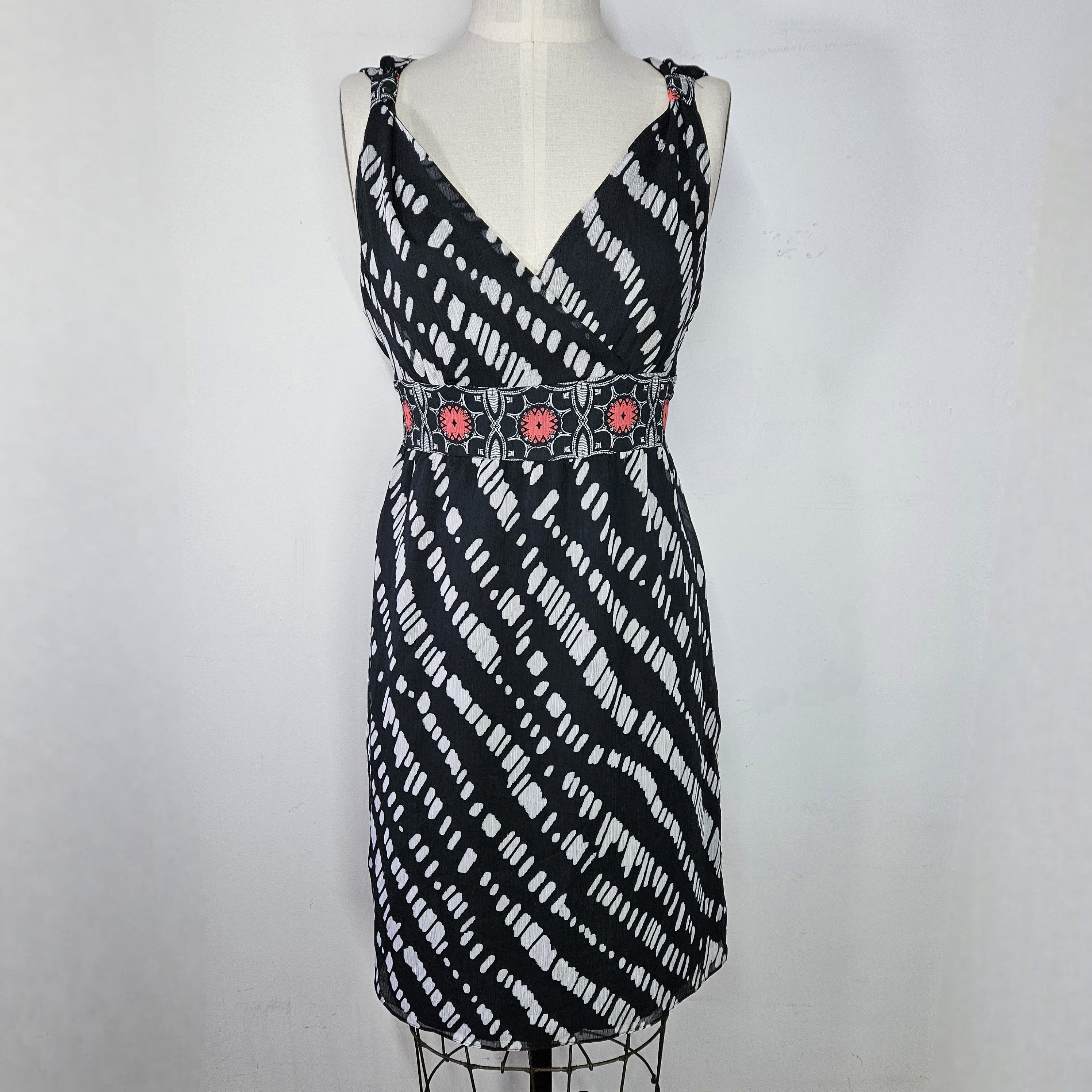 Other Axcess Size L Dress Belted Waist Sleeveless Bias Size L / US 10 / IT 46 - 2 Thumbnail