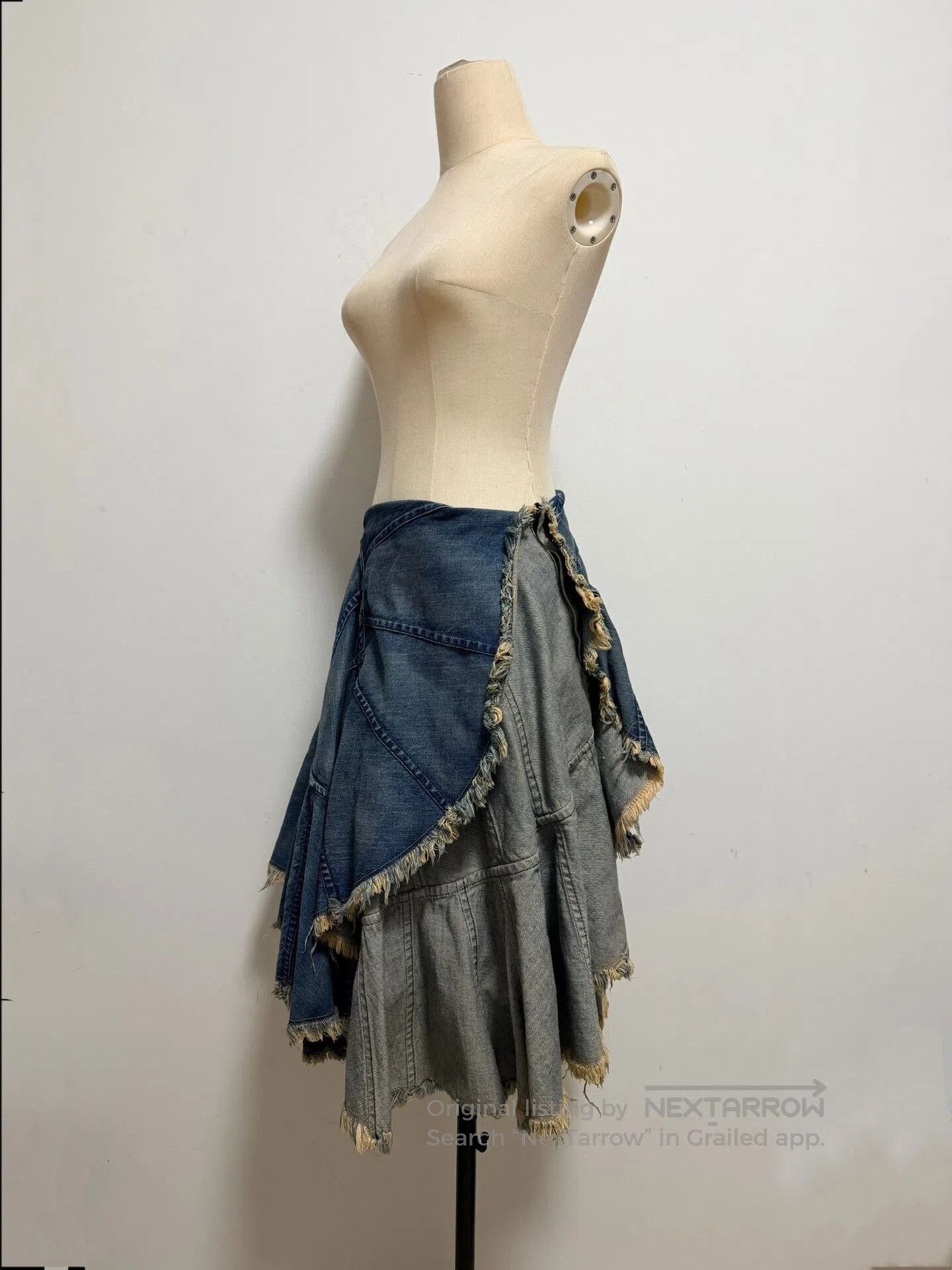 Junya Watanabe Junya Watanabe 2005 Denim Skirt. Size 33" - 3 Thumbnail