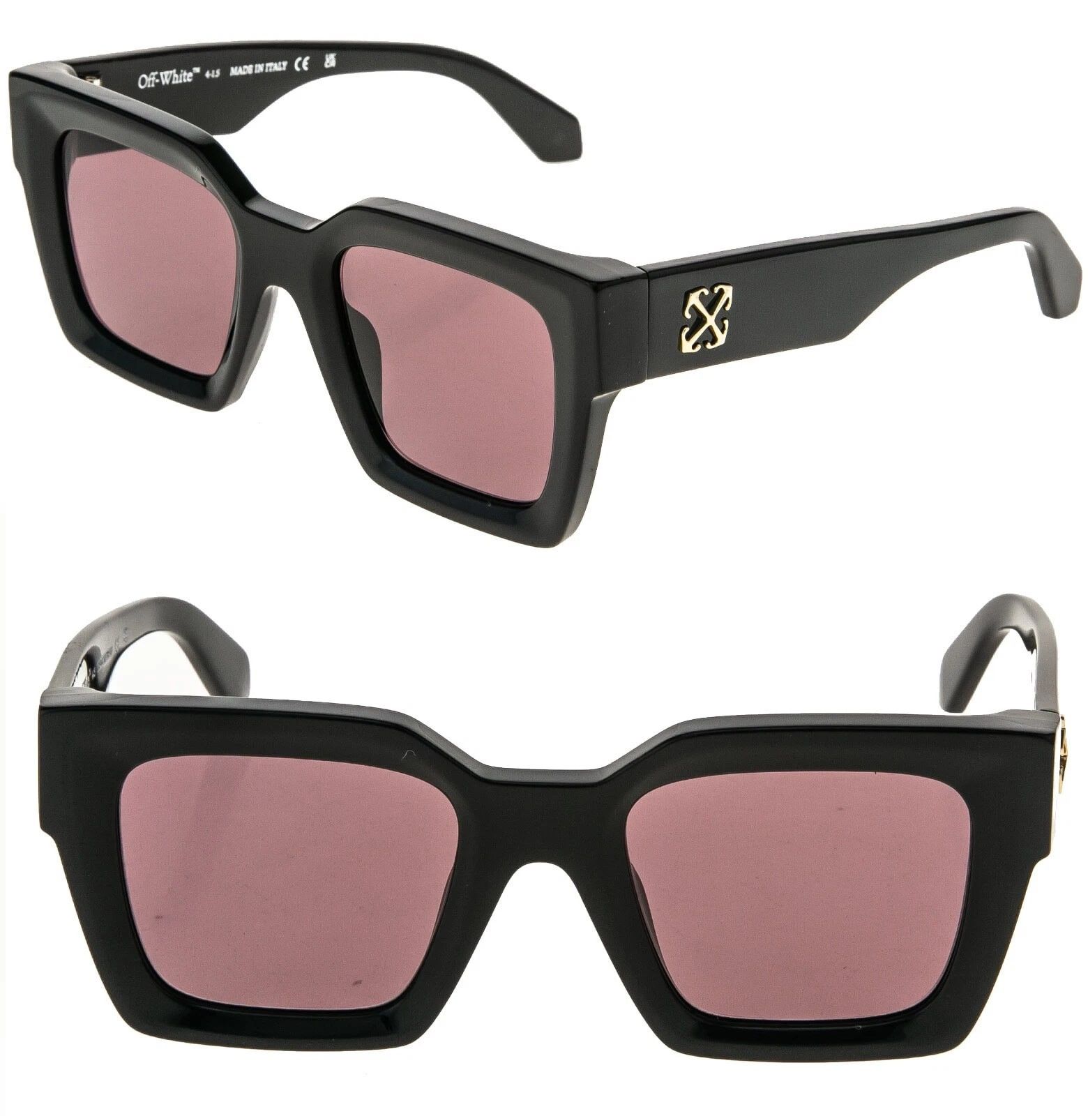 Off-White OFF-WHITE 13I OERI13I Black JACKSON Galvanized Sunglasses Size ONE SIZE - 1 Thumbnail