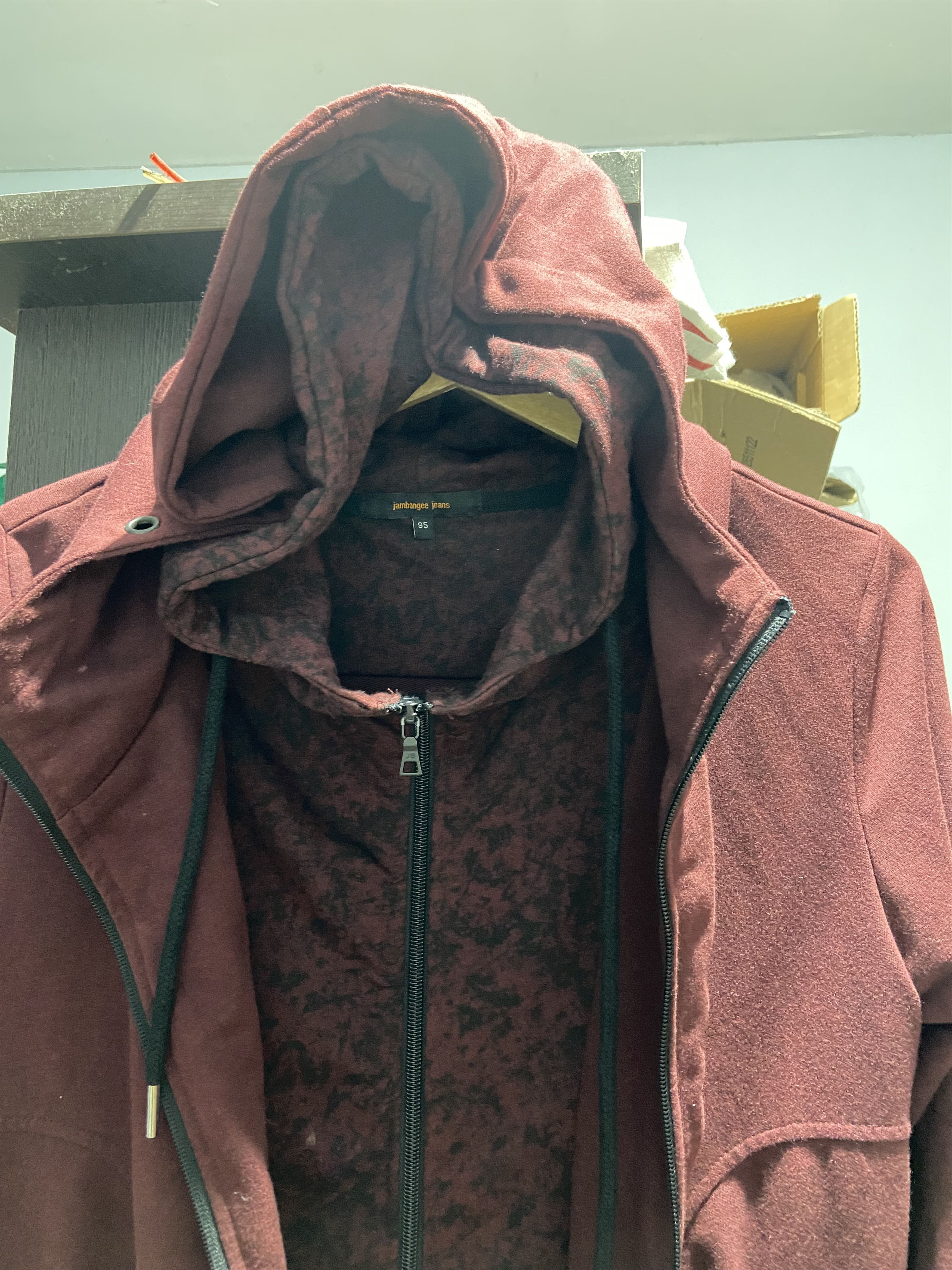 Japanese Brand Jambangee jeans double layer hoodie lgb styled Size US M / EU 48-50 / 2 - 6 Thumbnail