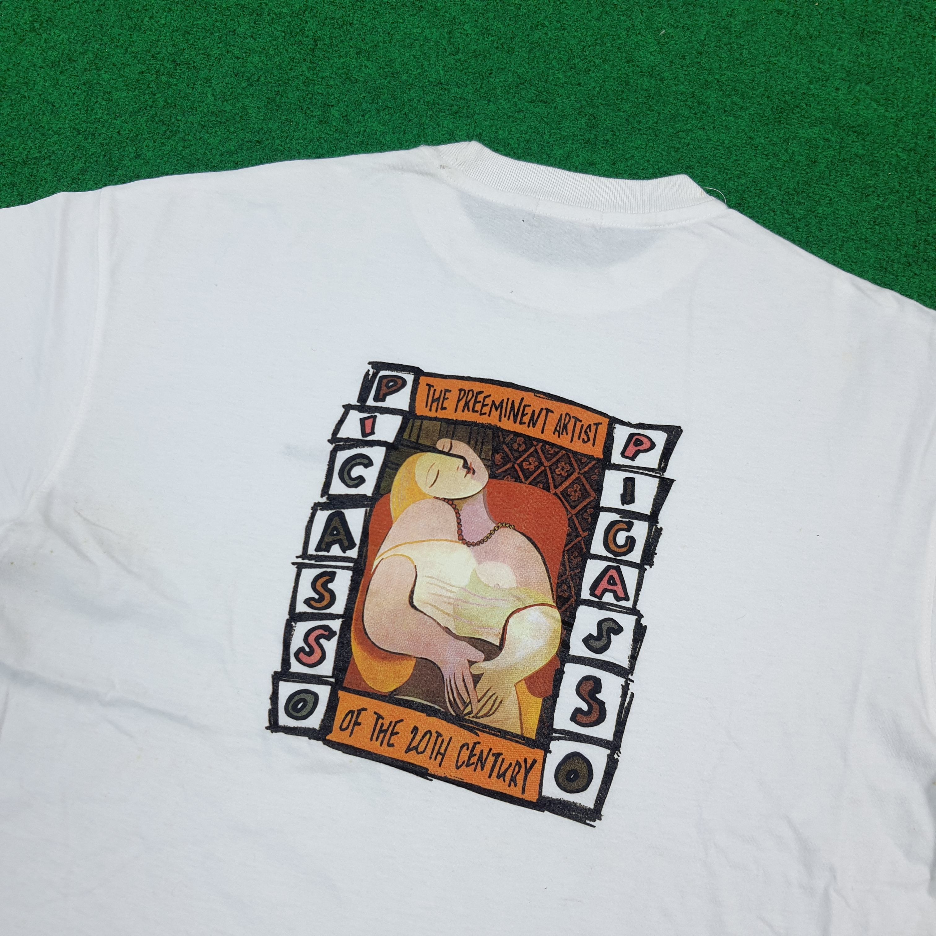 Vintage Vintage Pablo Picasso Le Reve Portrait Graphic Tee C301N10 Size US L / EU 52-54 / 3 - 2 Thumbnail